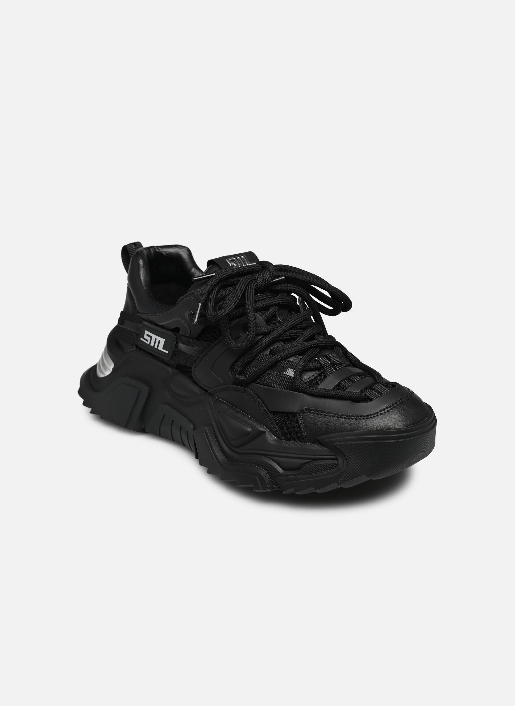 Sneakers Kingdom dames zwart Steve Madden Sneakers Kingdom dames zwart BLK/SILVER