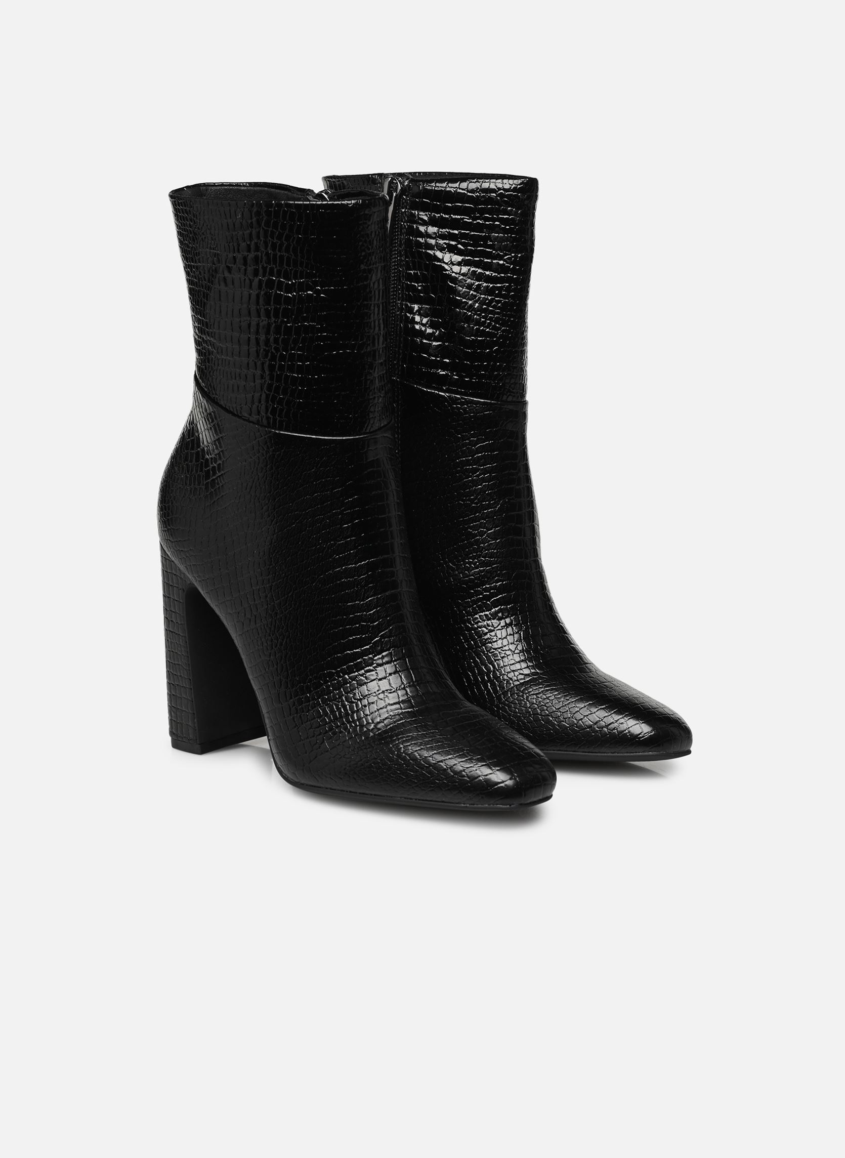 Bottines basses Aisha femme noir Steve Madden Bottines basses Aisha femme noir Black Croco