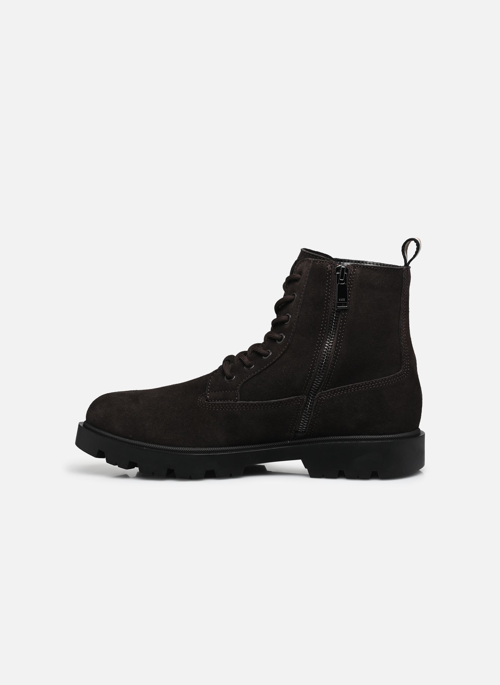 Veterlaarsjes Adley_Halb_sd heren bruin BOSS Veterlaarsjes Adley_Halb_sd heren bruin DARK BROWN