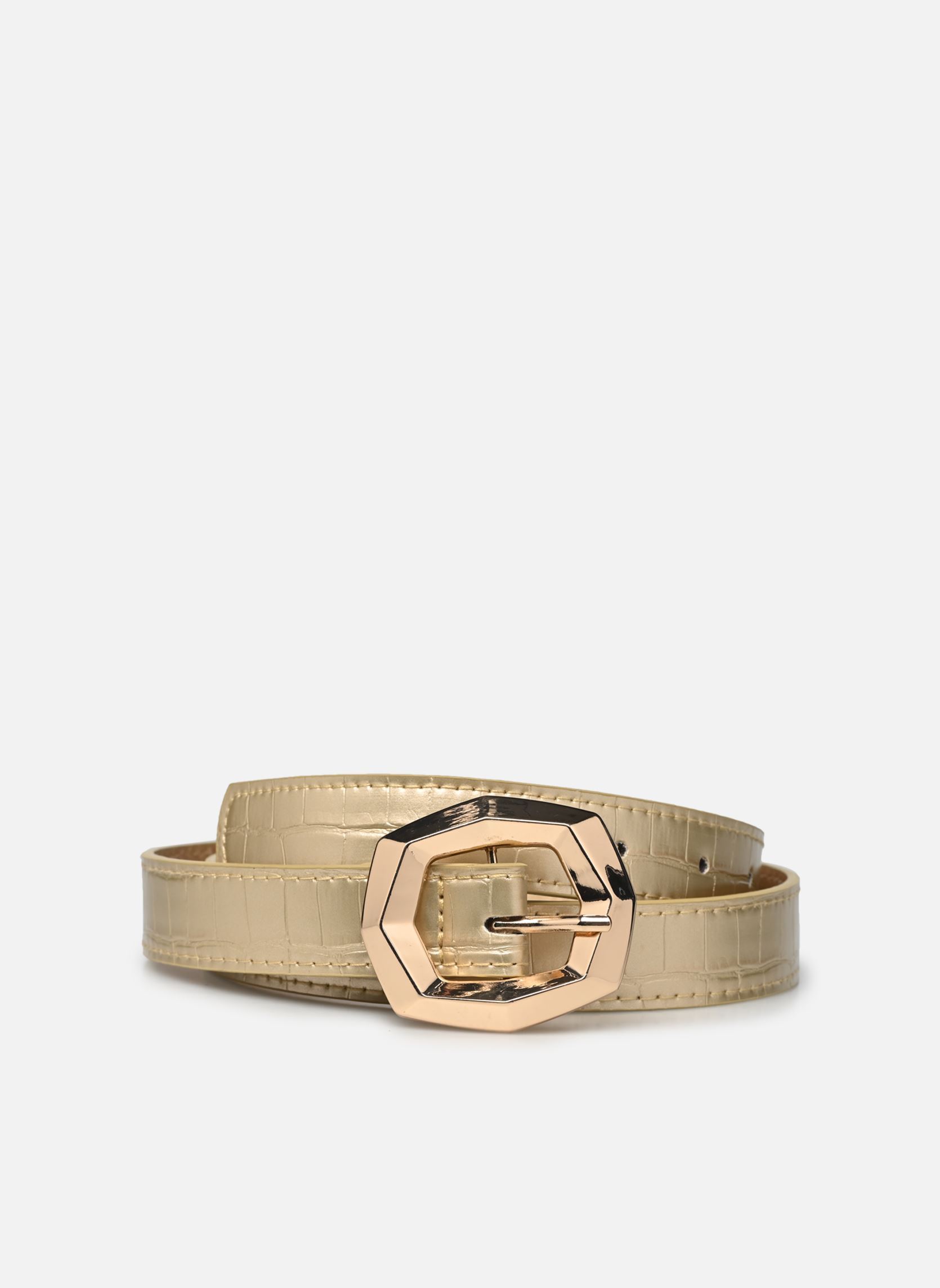 Ceintures LOPILA femme or et bronze I Love Shoes Ceintures LOPILA femme or et bronze CROCO DORÉ