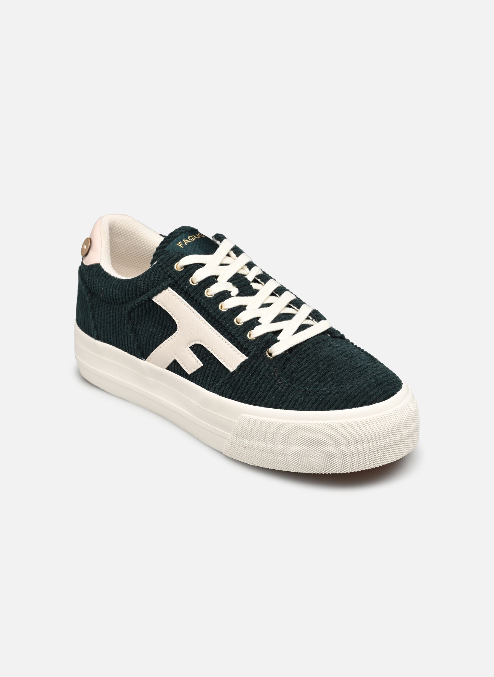 Baskets compensées WALNUT PLATFORM BASKETS SYN WO W femme gris Faguo Baskets compensées WALNUT PLATFORM BASKETS SYN WO W femme gris GRE32