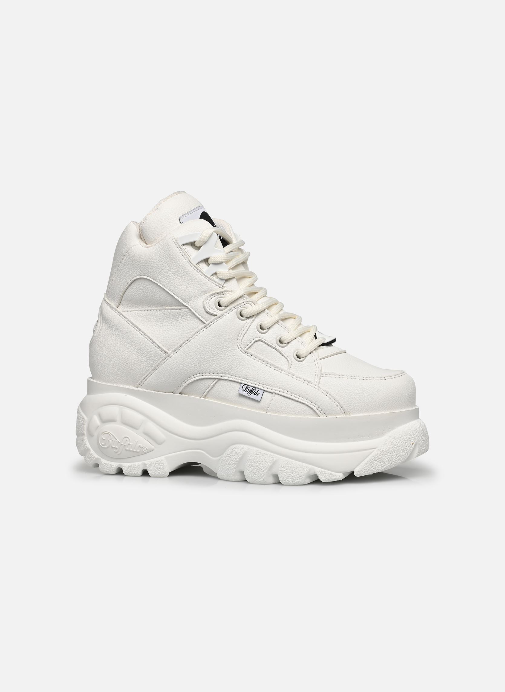 Hoge sneakers 1340-14 2.0 dames wit Buffalo Hoge sneakers 1340-14 2.0 dames wit White