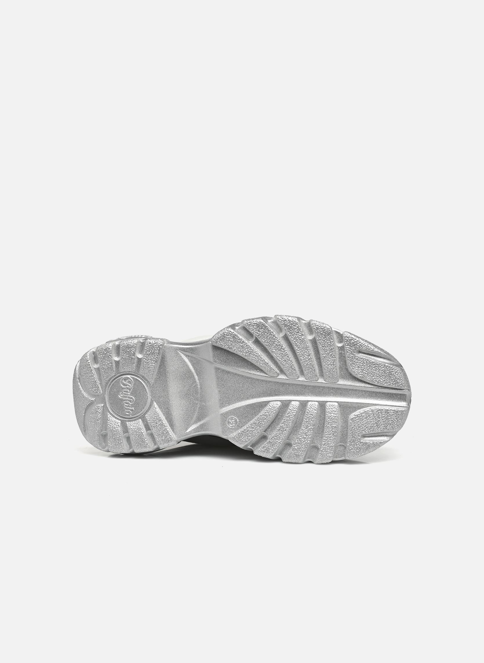 Baskets montantes 1340-14 2.0 femme argent Buffalo Baskets montantes 1340-14 2.0 femme argent SILVER/WHITE/RED
