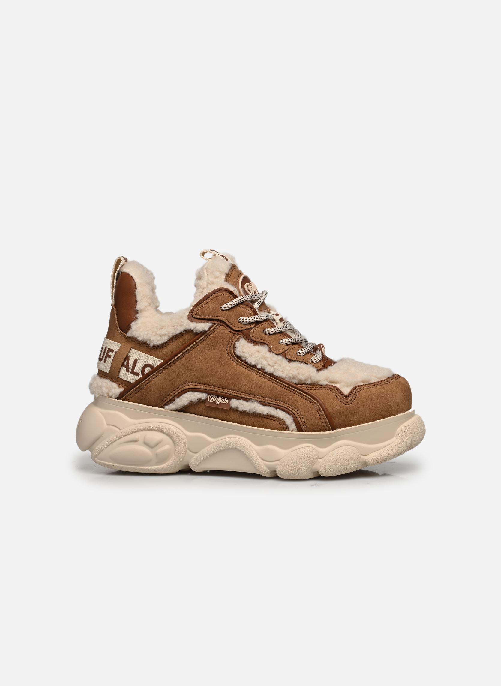 Baskets montantes CLD CHAI WARM femme marron Buffalo Baskets montantes CLD CHAI WARM femme marron BEIGE/ BROWN