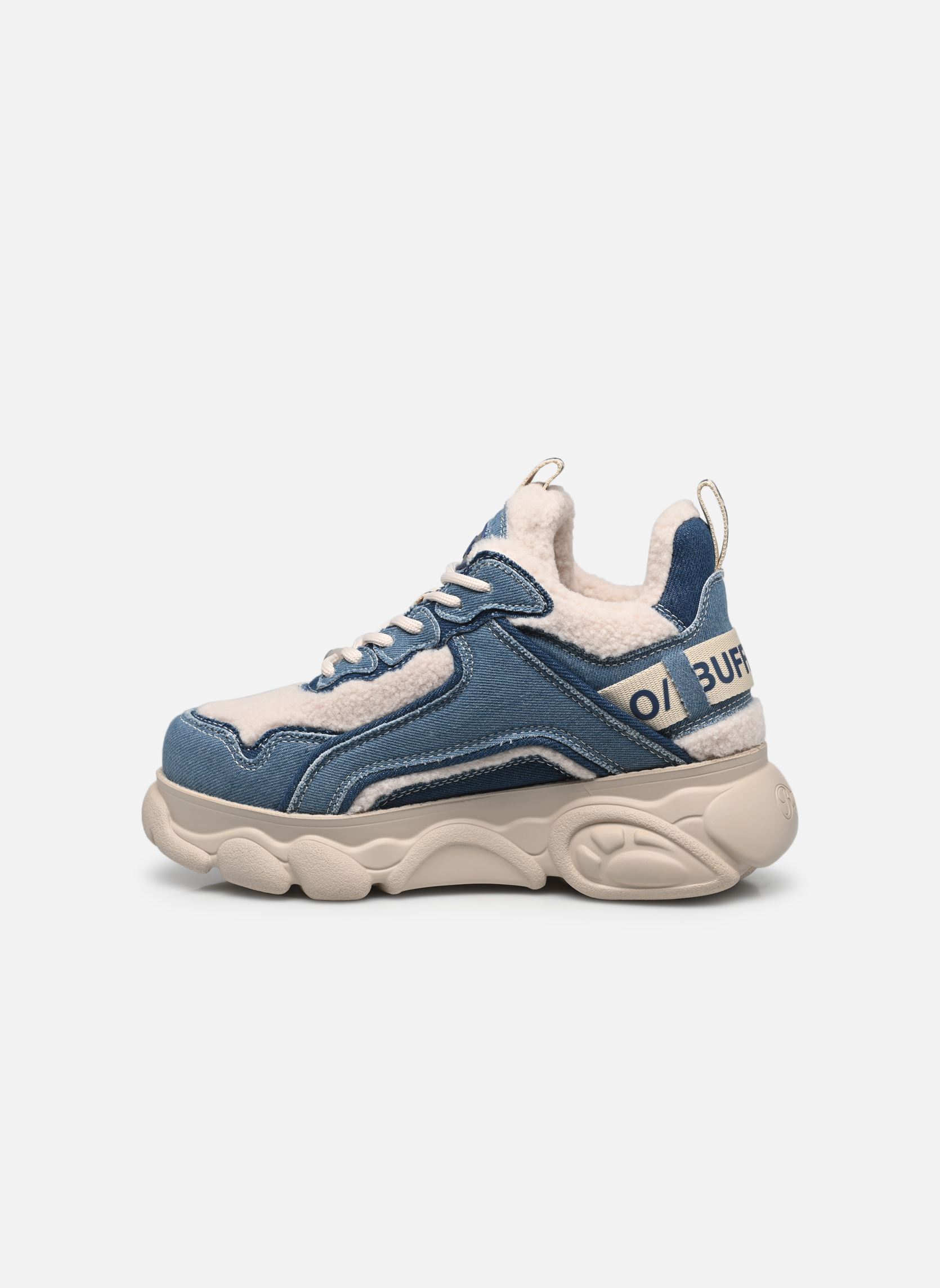 Hoge sneakers CLD CHAI WARM dames blauw Buffalo Hoge sneakers CLD CHAI WARM dames blauw BLUE/CREAM