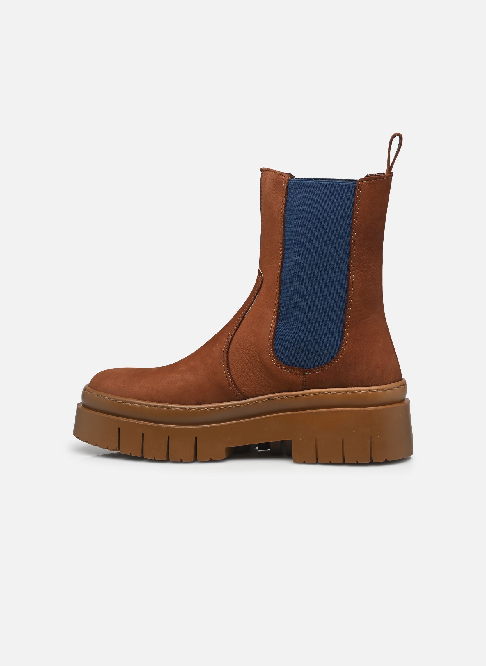 Bottines et boots AMBERES 1954 femme marron Art Bottines et boots AMBERES 1954 femme marron Cuero-Chocolate