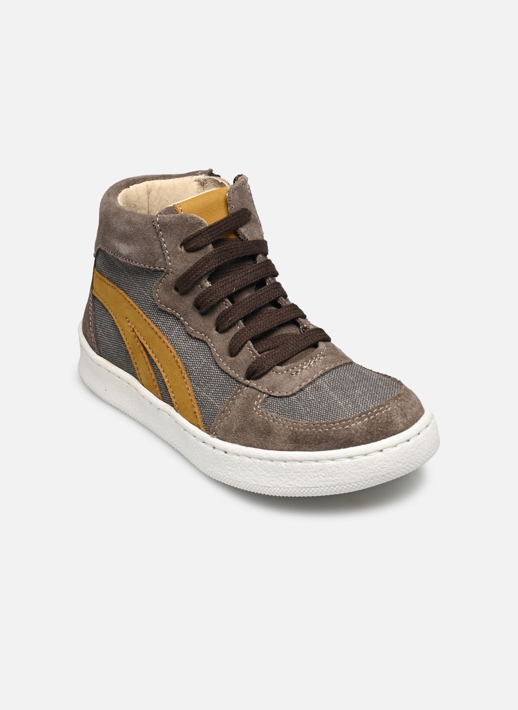 Baskets TILEM LEATHER garçon marron Rose et Martin Baskets TILEM LEATHER garçon marron MARRON