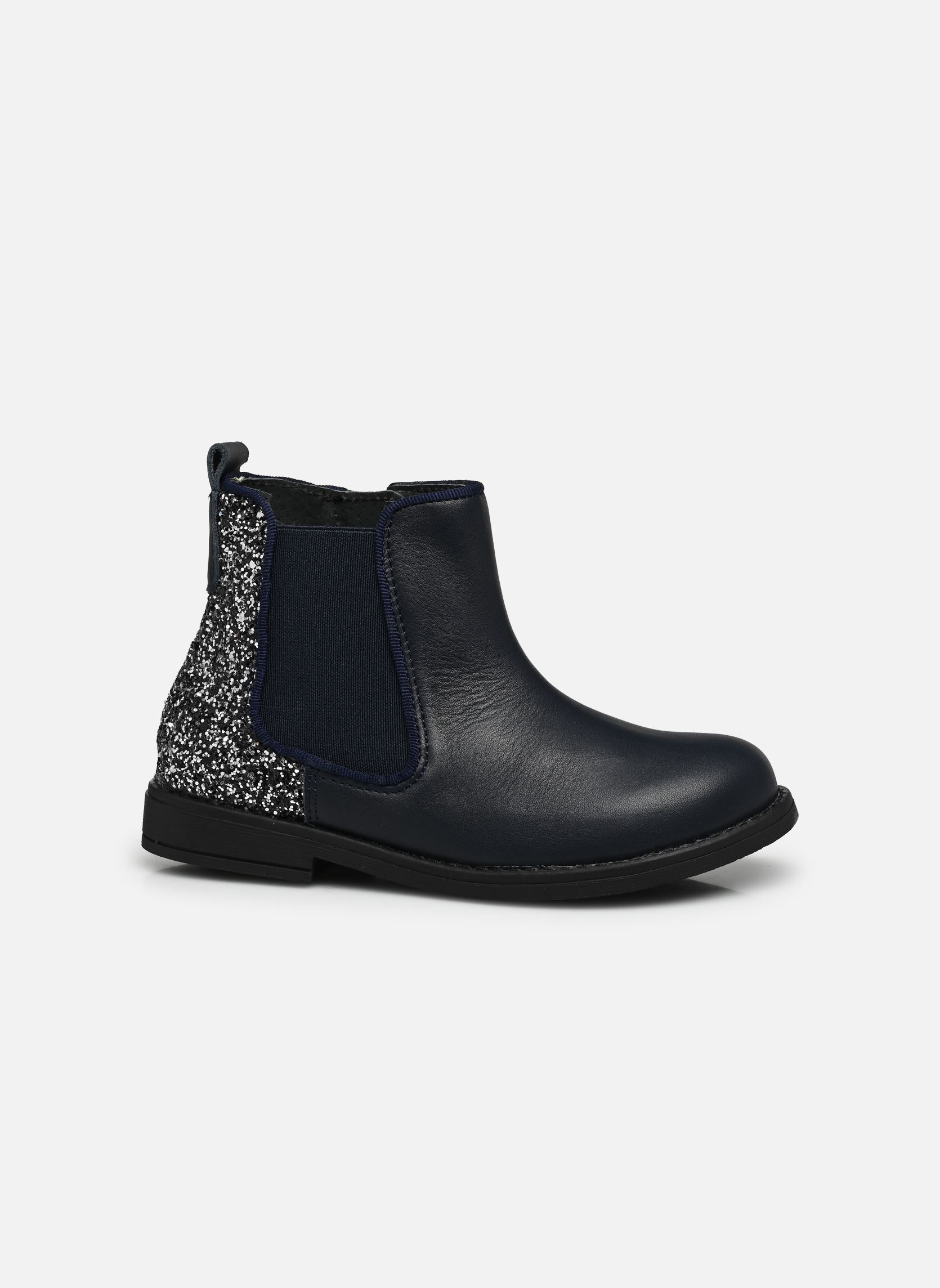 Enkellaarsjes TISTRAS LEATHER meisjes blauw Rose et Martin Enkellaarsjes TISTRAS LEATHER meisjes blauw MARINE