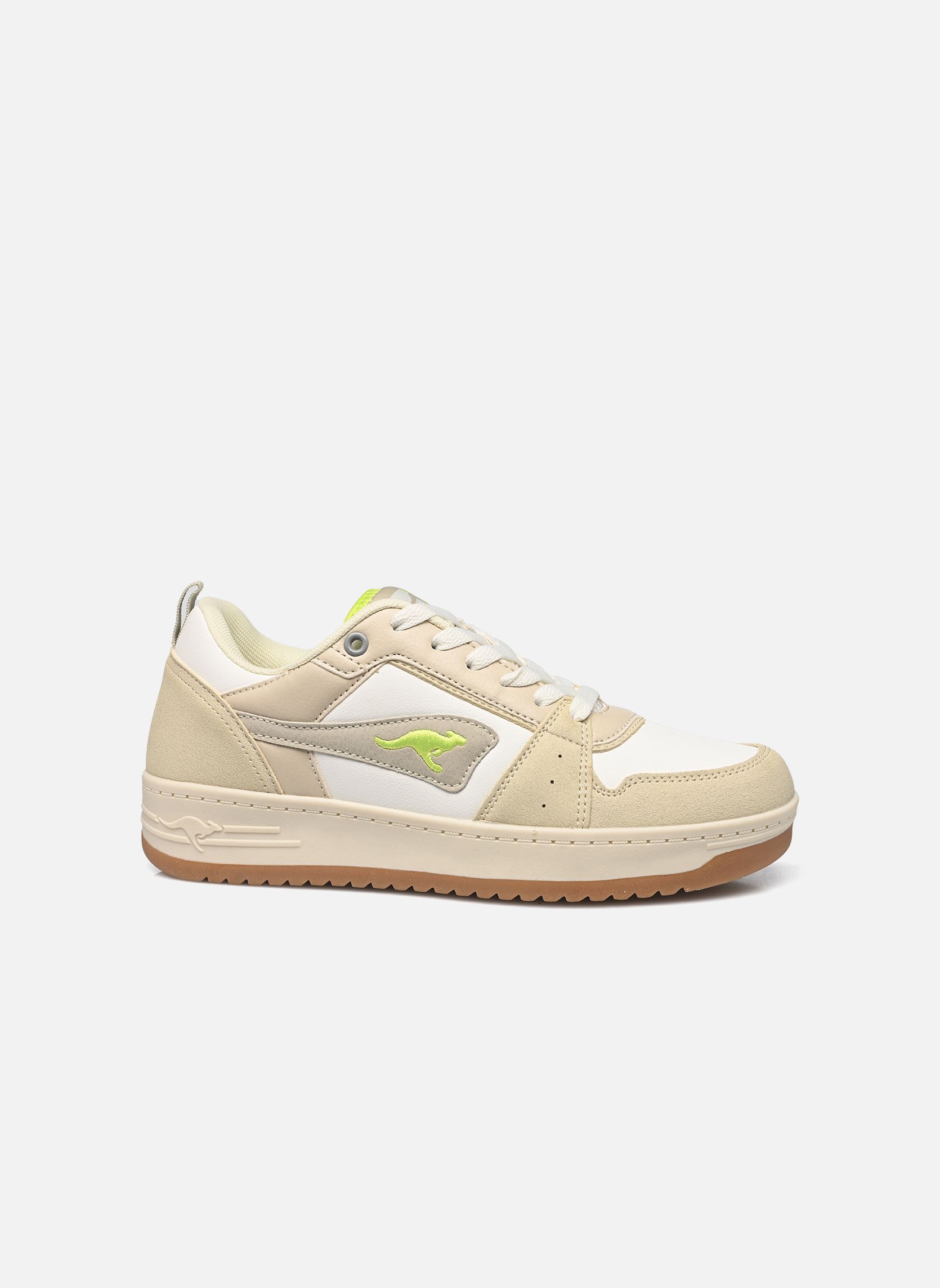 Sneaker K-Top Juna damen weiß Kangaroos Sneaker K-Top Juna damen weiß beige/limetta