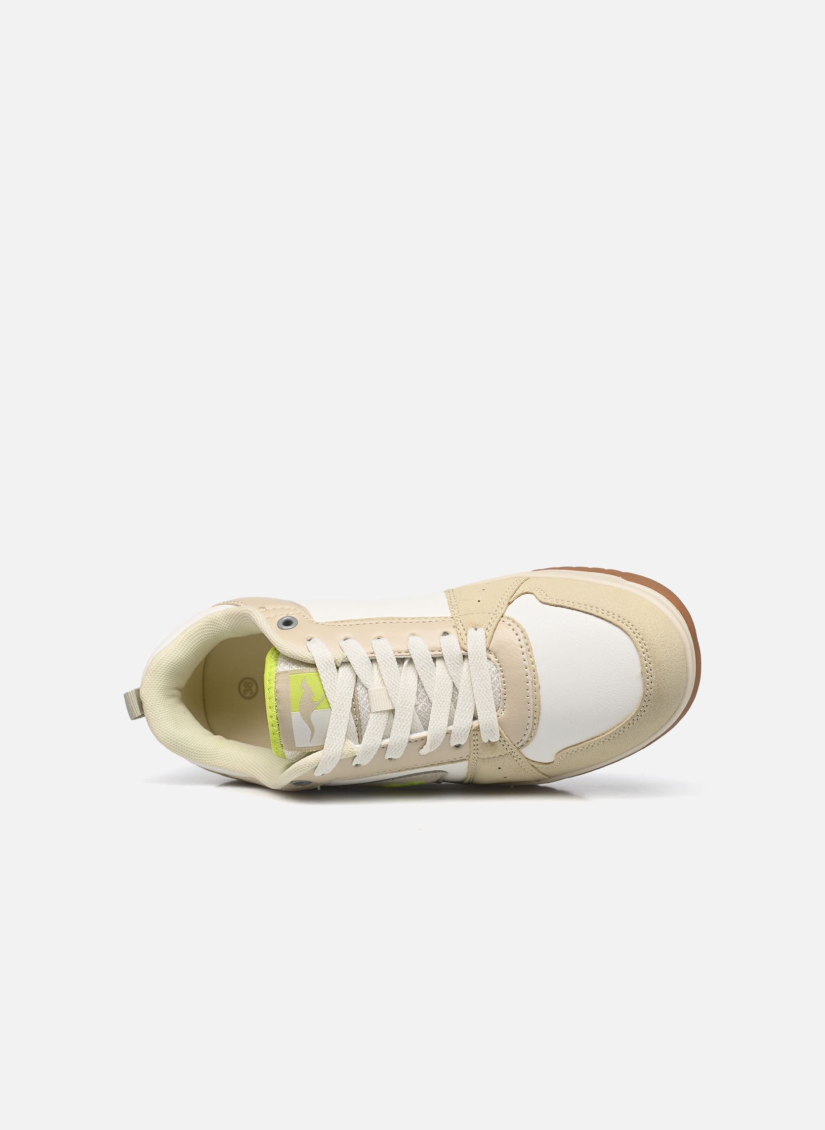 Sneaker K-Top Juna damen weiß Kangaroos Sneaker K-Top Juna damen weiß beige/limetta