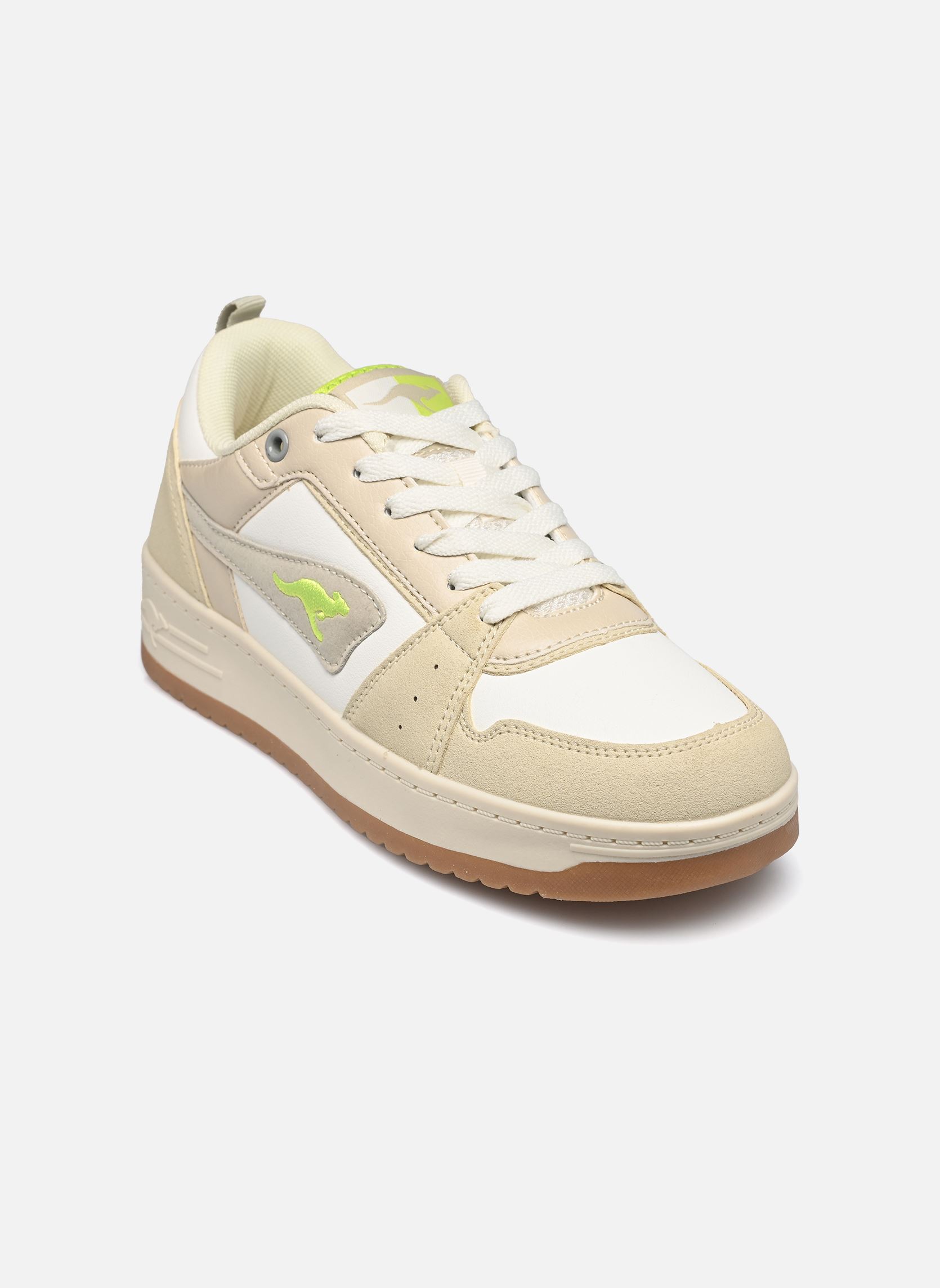 Sneaker K-Top Juna damen weiß Kangaroos Sneaker K-Top Juna damen weiß beige/limetta