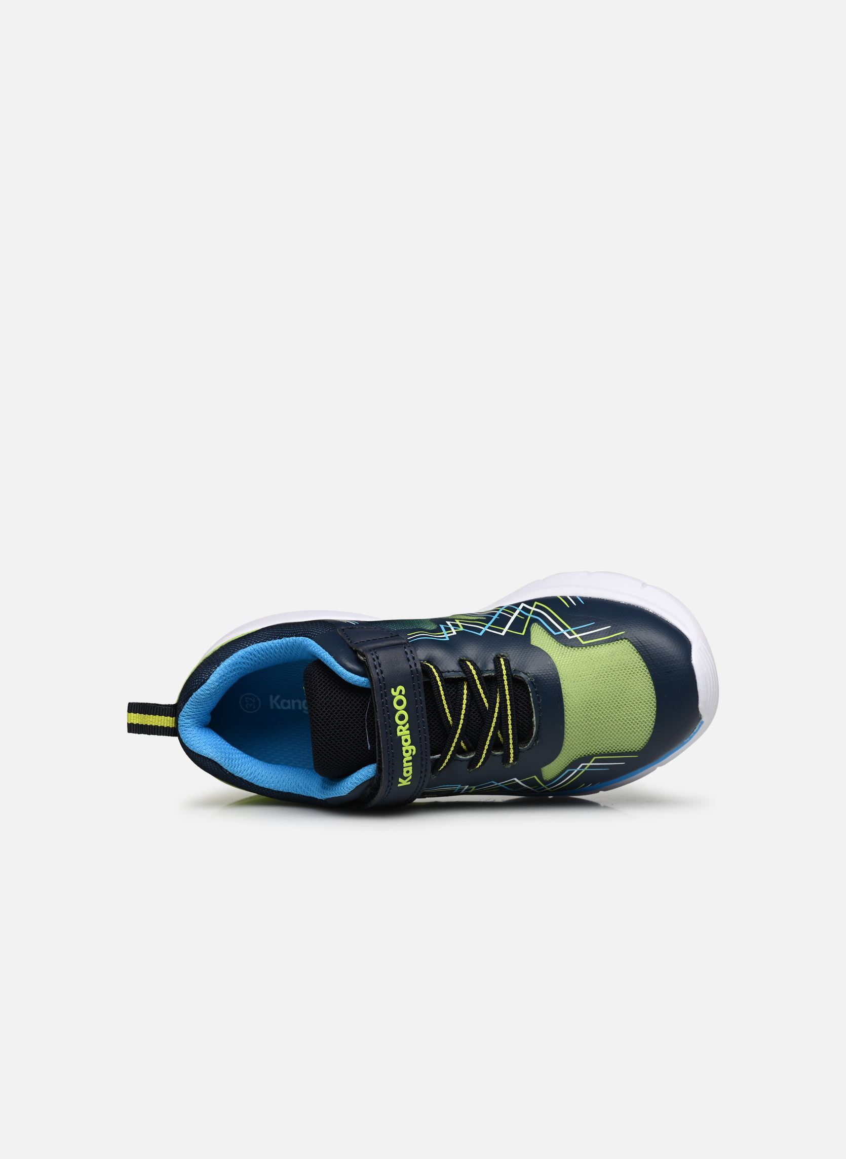 Sneaker K-SL Flasher EV LIGHT - WATER RESISTANT jungen blau Kangaroos Sneaker K-SL Flasher EV LIGHT - WATER RESISTANT jungen blau DK NAVY/LIME