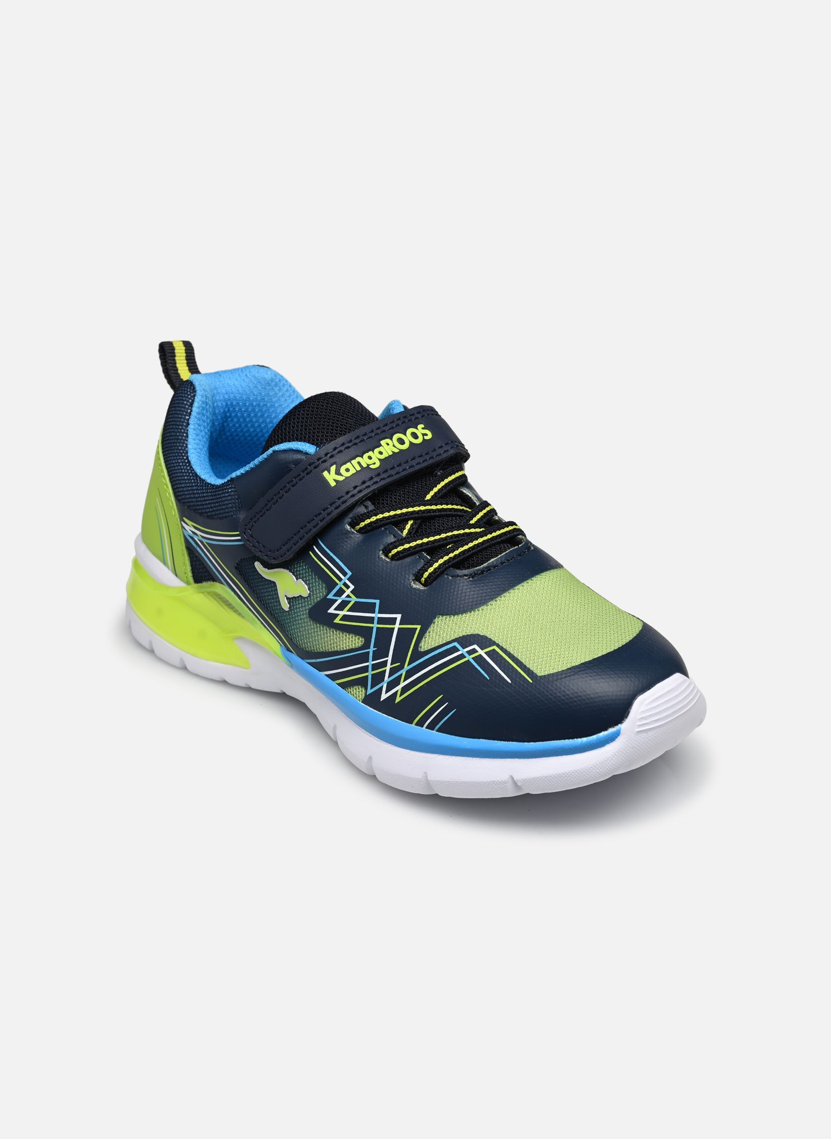 Sneaker K-SL Flasher EV LIGHT - WATER RESISTANT jungen blau Kangaroos Sneaker K-SL Flasher EV LIGHT - WATER RESISTANT jungen blau DK NAVY/LIME