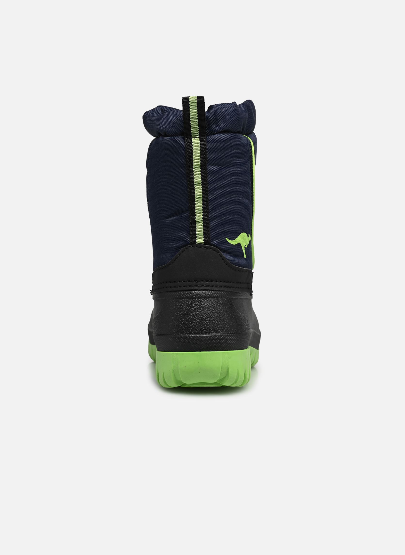 Schneestiefel K-Ben WATER RESISTANT jungen blau Kangaroos Schneestiefel K-Ben WATER RESISTANT jungen blau DK NAVY/LIME