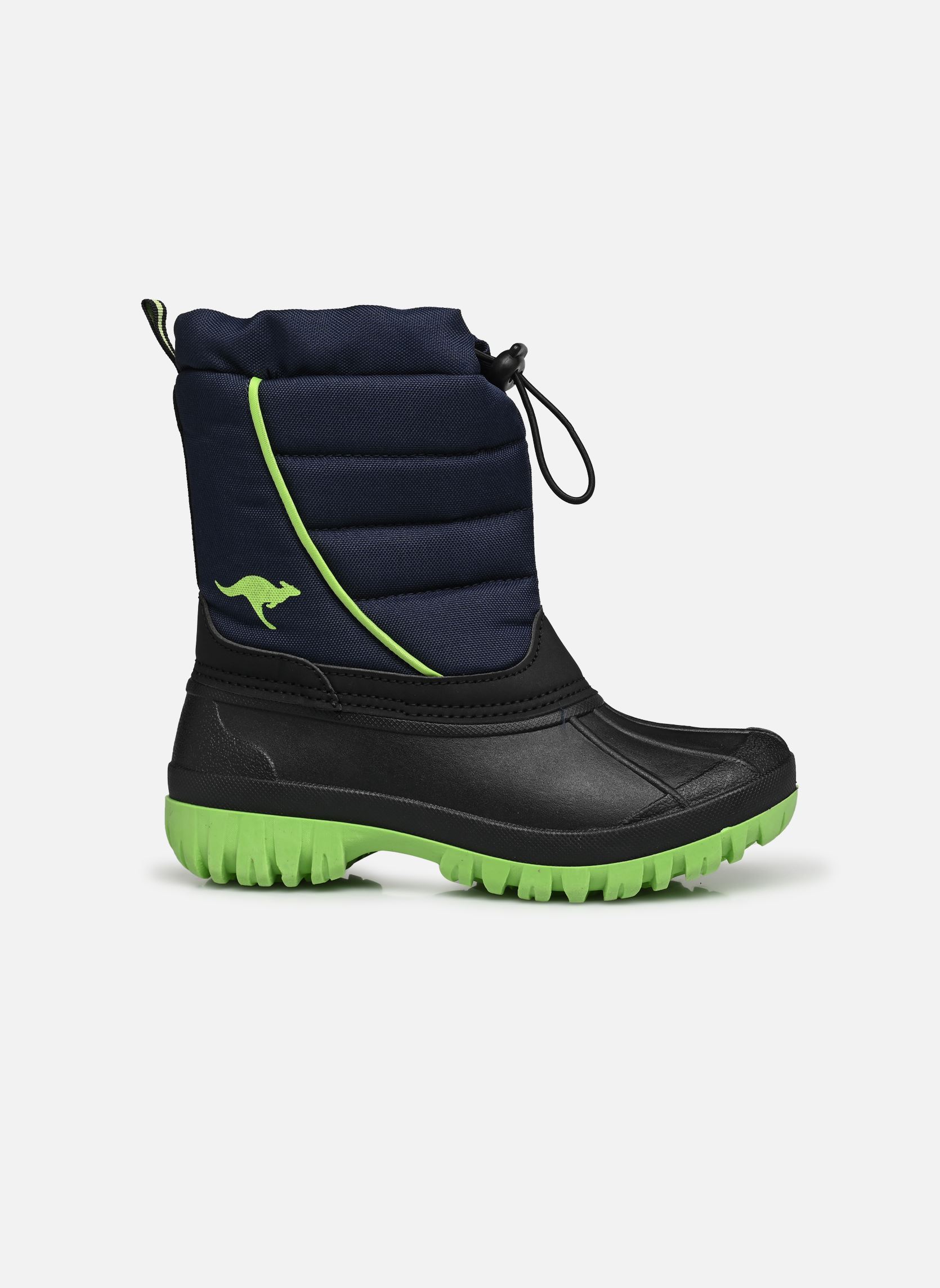 Schneestiefel K-Ben WATER RESISTANT jungen blau Kangaroos Schneestiefel K-Ben WATER RESISTANT jungen blau DK NAVY/LIME