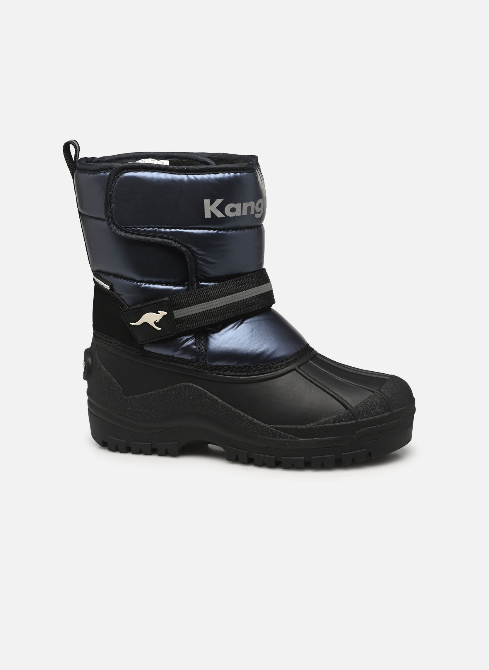 Snowboots K-Shell II Metallic meisjes blauw Kangaroos Snowboots K-Shell II Metallic meisjes blauw GRISAILLE/METALLIC