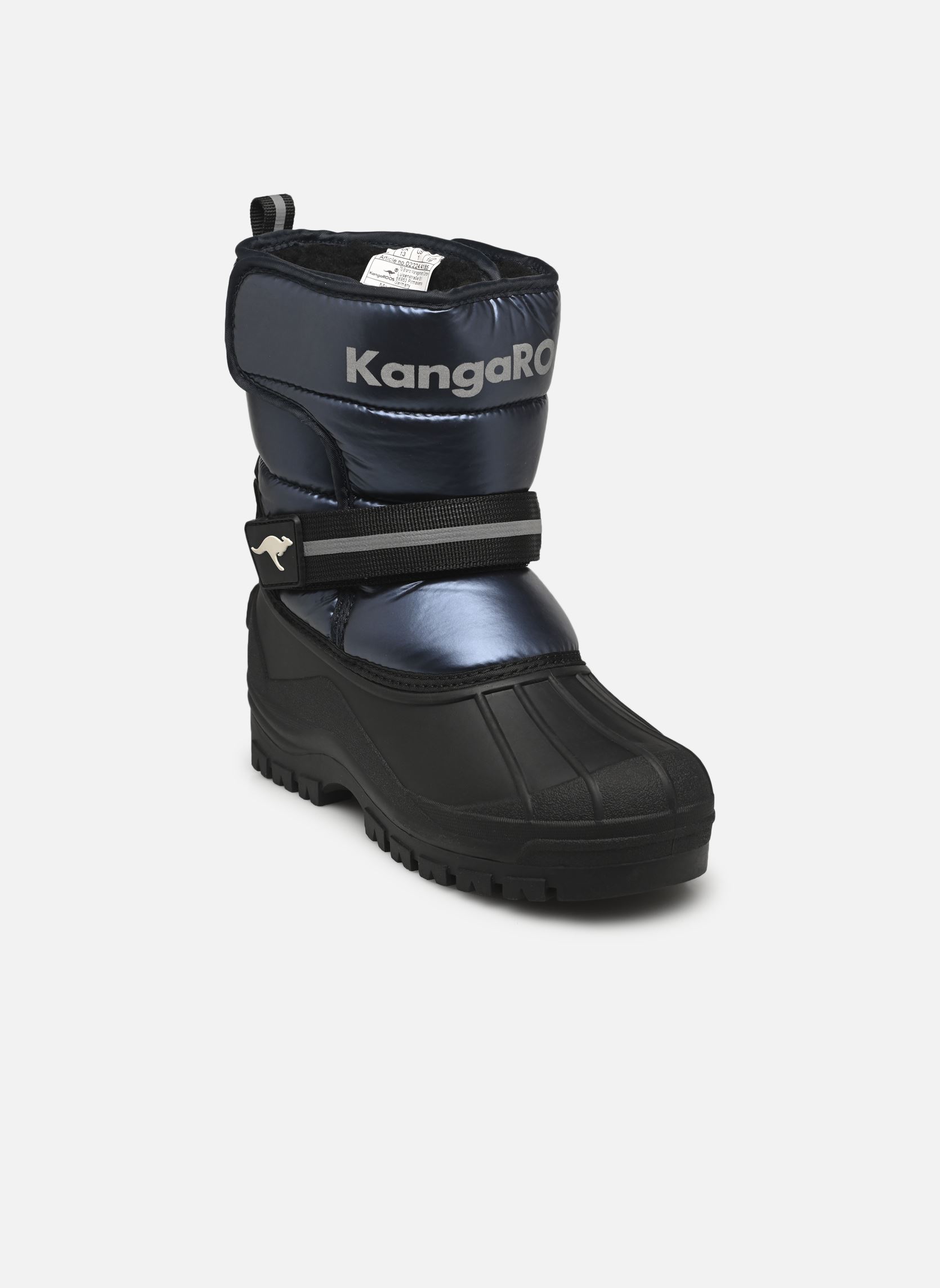Snowboots K-Shell II Metallic meisjes blauw Kangaroos Snowboots K-Shell II Metallic meisjes blauw GRISAILLE/METALLIC