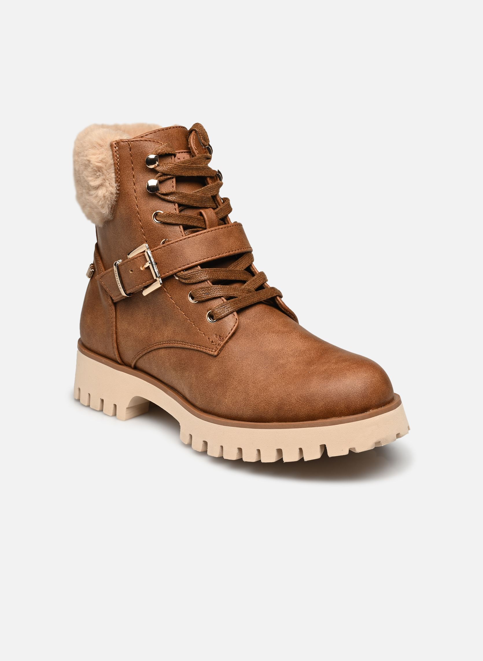 Botines con cordones LENOX 53236 mujer marrón MTNG Botines con cordones LENOX 53236 mujer marrón NEW AGATE CUERO