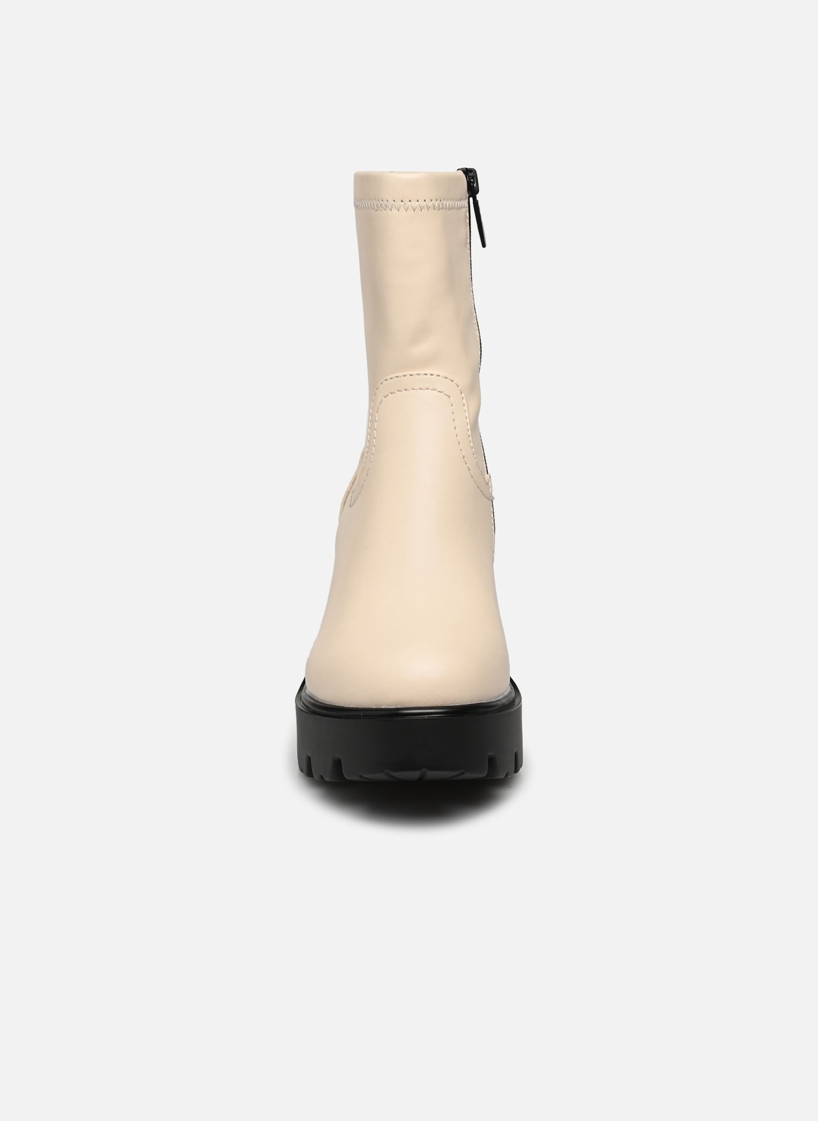 Bottines et boots EMELINE 52889 femme blanc MTNG Bottines et boots EMELINE 52889 femme blanc STRETXO CREMA