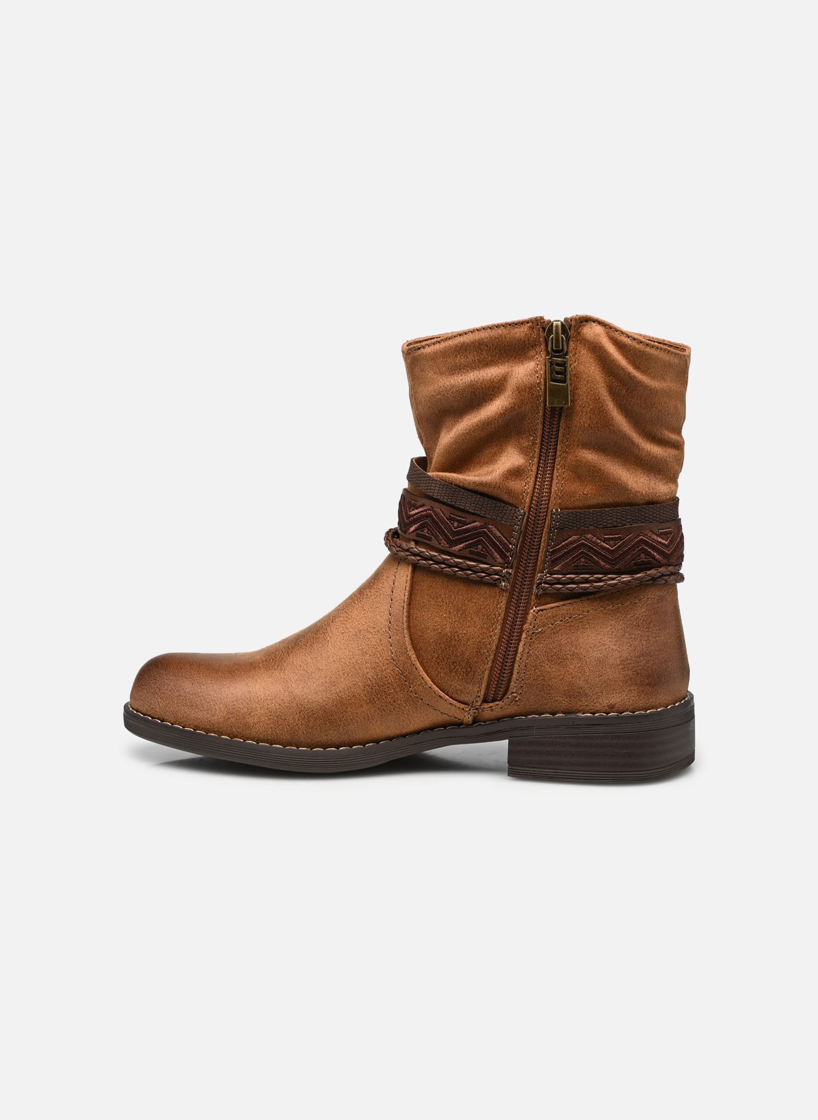 Enkellaarzen en boots PERSEA 52772 dames bruin MTNG Enkellaarzen en boots PERSEA 52772 dames bruin KARMA ECO CUERO