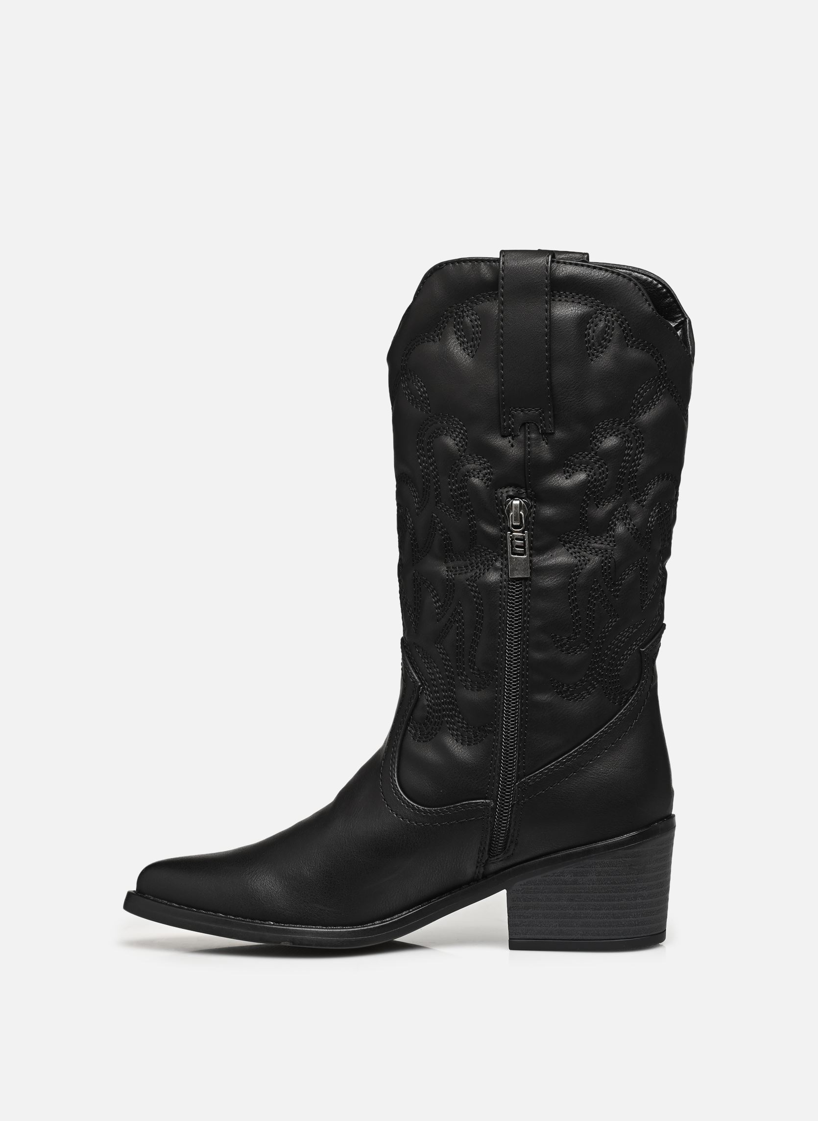 Botines tipo vaquero TANUBIS 51964 mujer negro MTNG Botines tipo vaquero TANUBIS 51964 mujer negro OREGON NEGRO