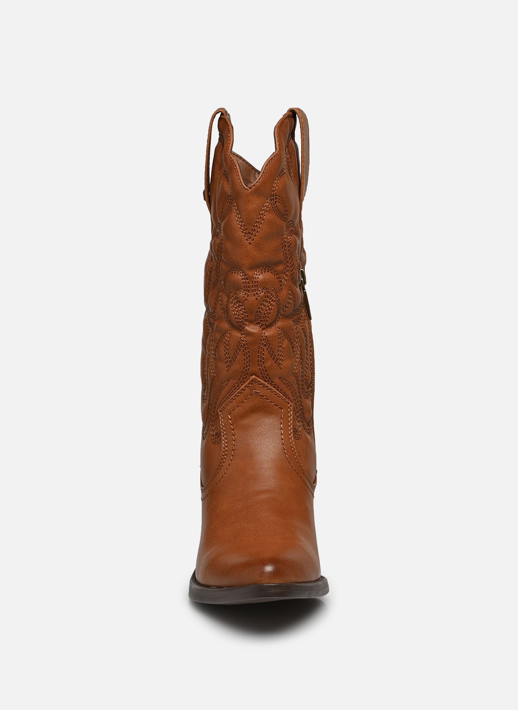 Botines tipo vaquero TANUBIS 51964 mujer marrón MTNG Botines tipo vaquero TANUBIS 51964 mujer marrón OREGON CUERO