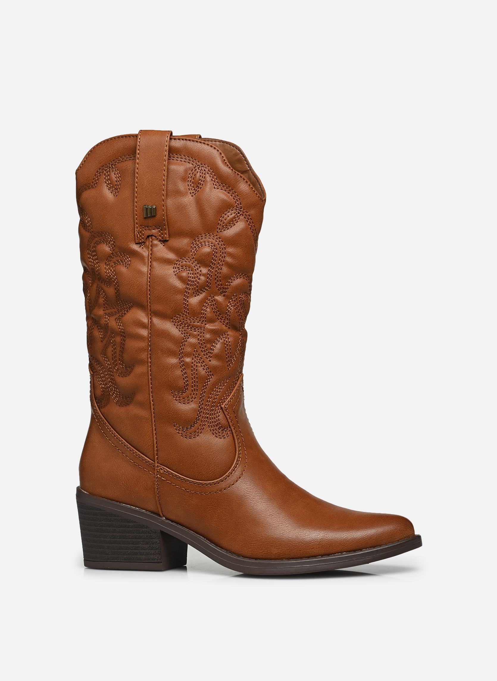 Botines tipo vaquero TANUBIS 51964 mujer marrón MTNG Botines tipo vaquero TANUBIS 51964 mujer marrón OREGON CUERO