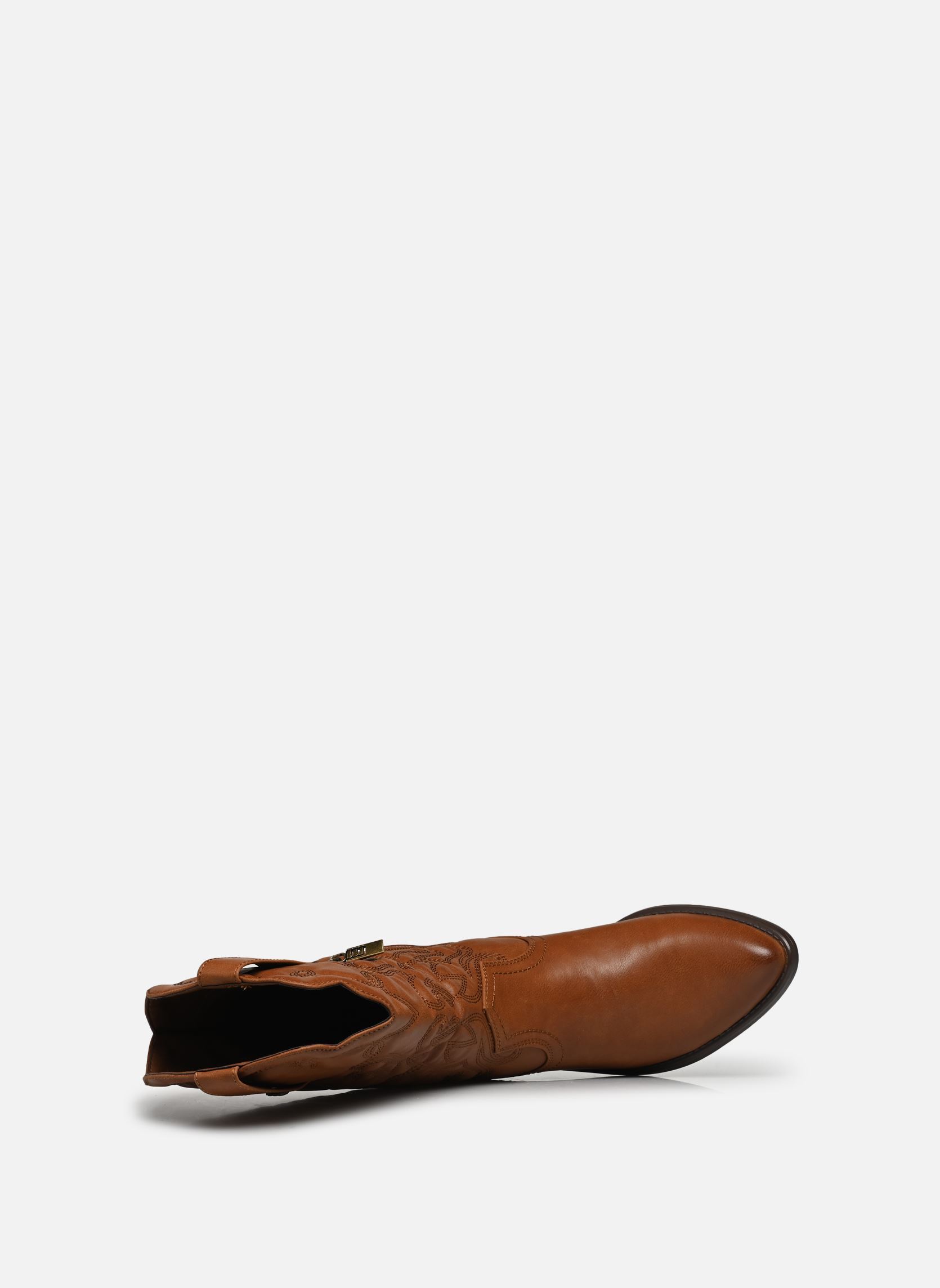 Botines tipo vaquero TANUBIS 51964 mujer marrón MTNG Botines tipo vaquero TANUBIS 51964 mujer marrón OREGON CUERO