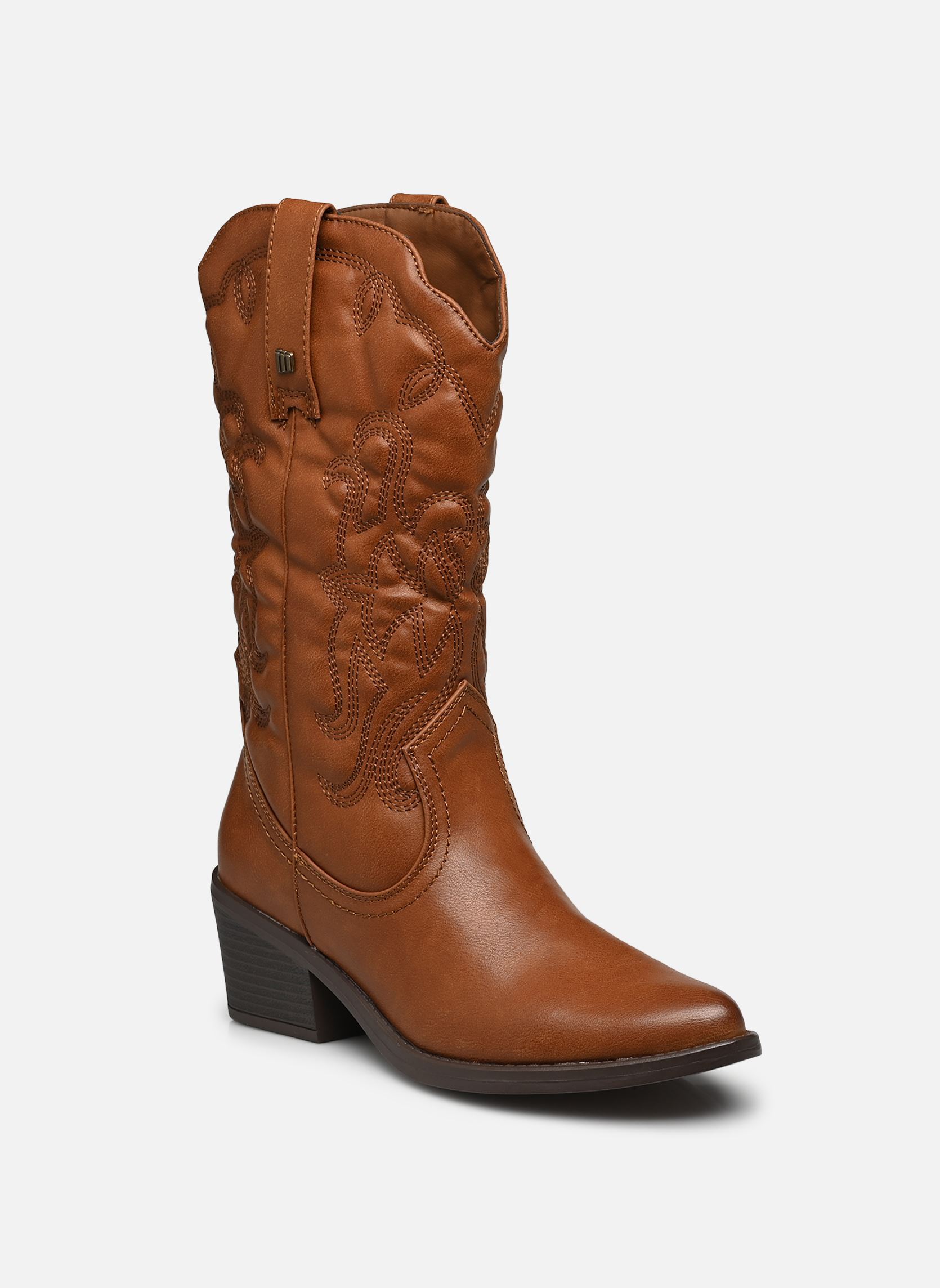 Botines tipo vaquero TANUBIS 51964 mujer marrón MTNG Botines tipo vaquero TANUBIS 51964 mujer marrón OREGON CUERO