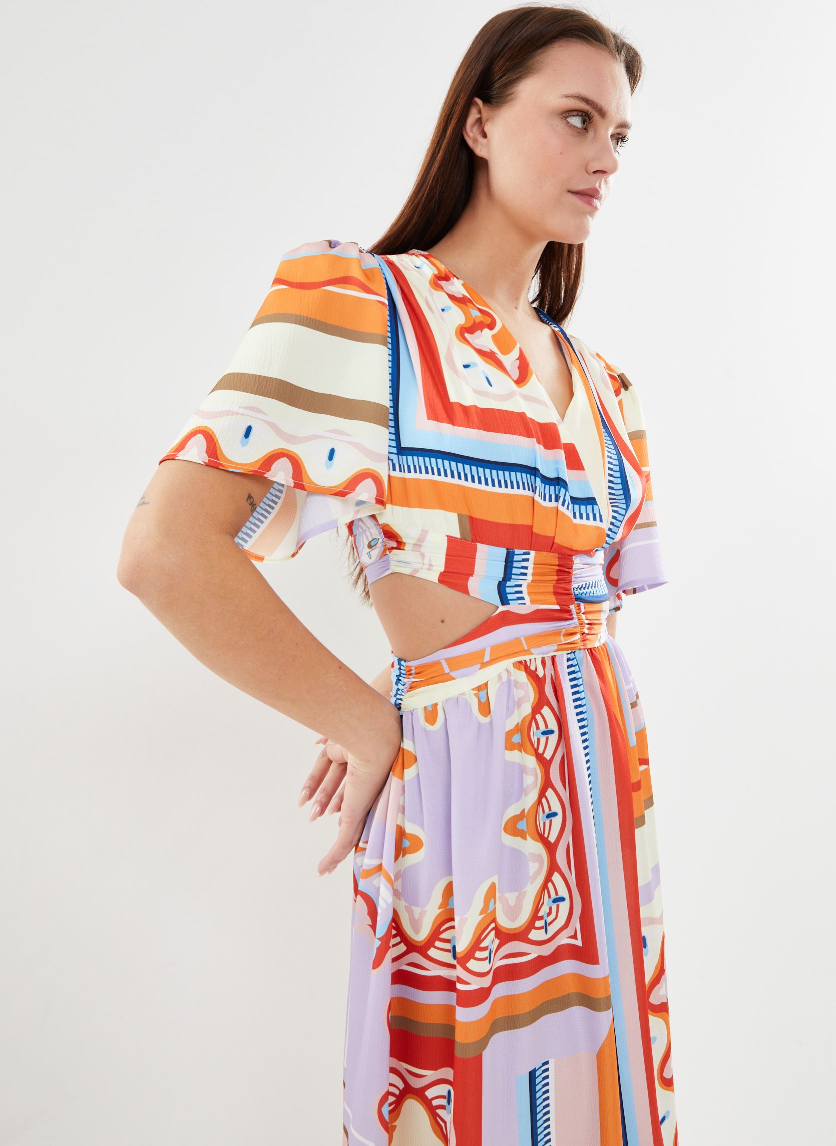 Jurken Cool dames oranje Suncoo Jurken Cool dames oranje Geranium