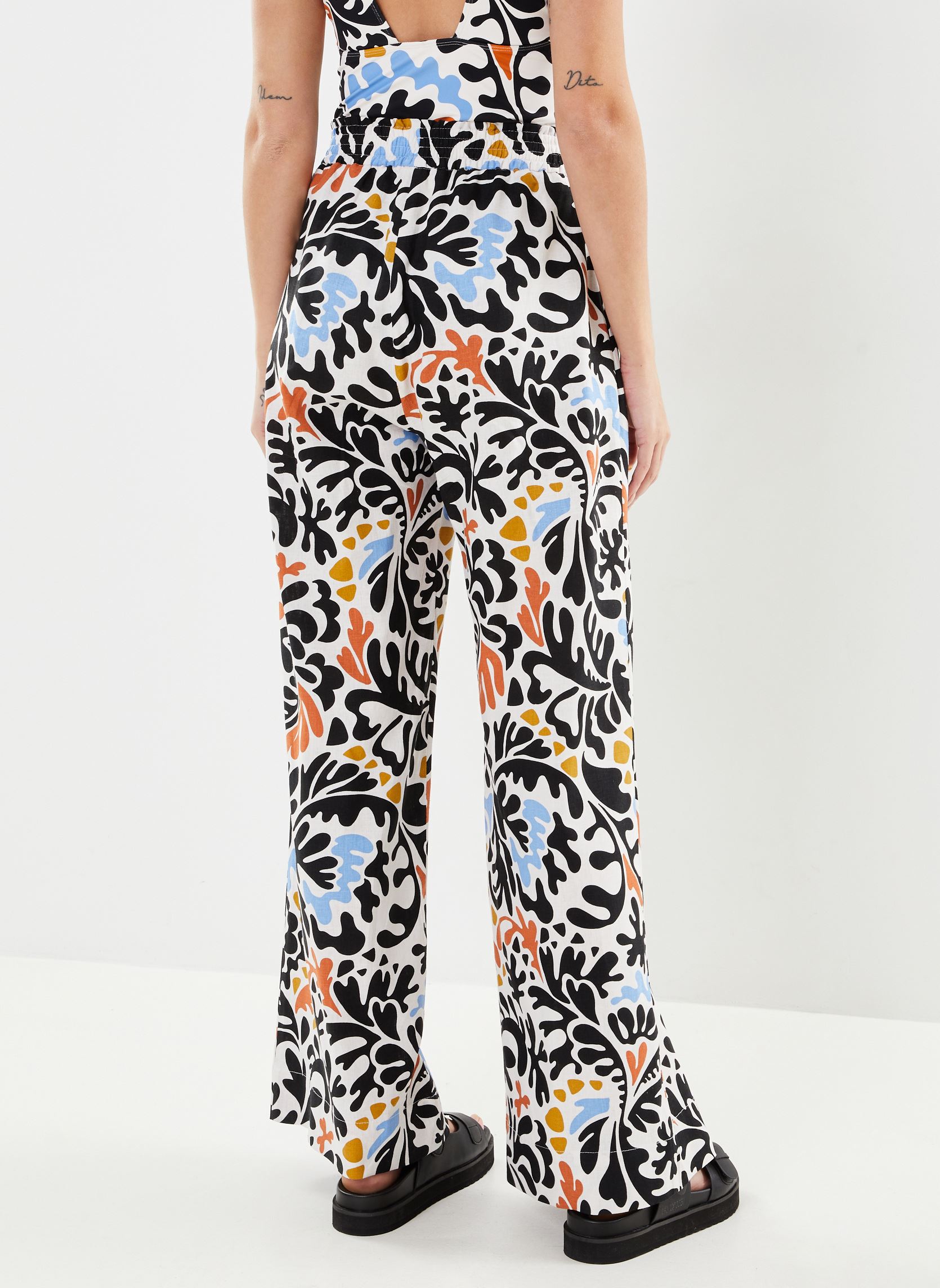 Pantalons larges Jahel femme blanc Suncoo Pantalons larges Jahel femme blanc Crème