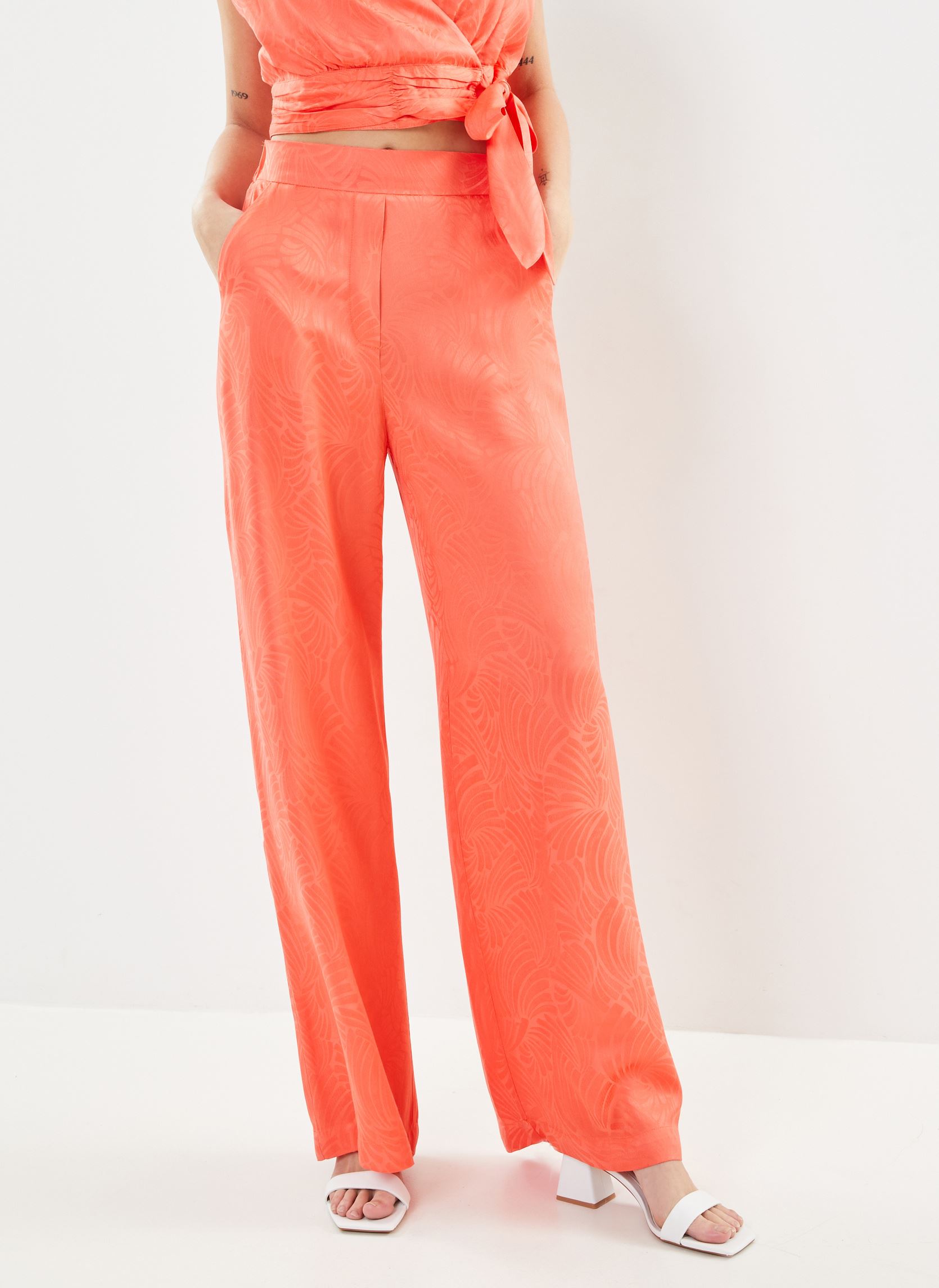 Pantaloni larghi Jungle donna arancione Suncoo Pantaloni larghi Jungle donna arancione Orange