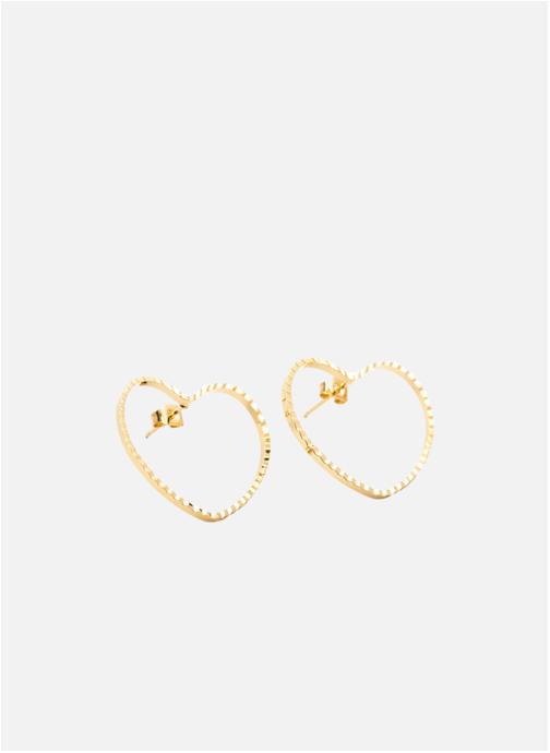 Monsieur Simone Boucles d'oreilles femme or et bronze