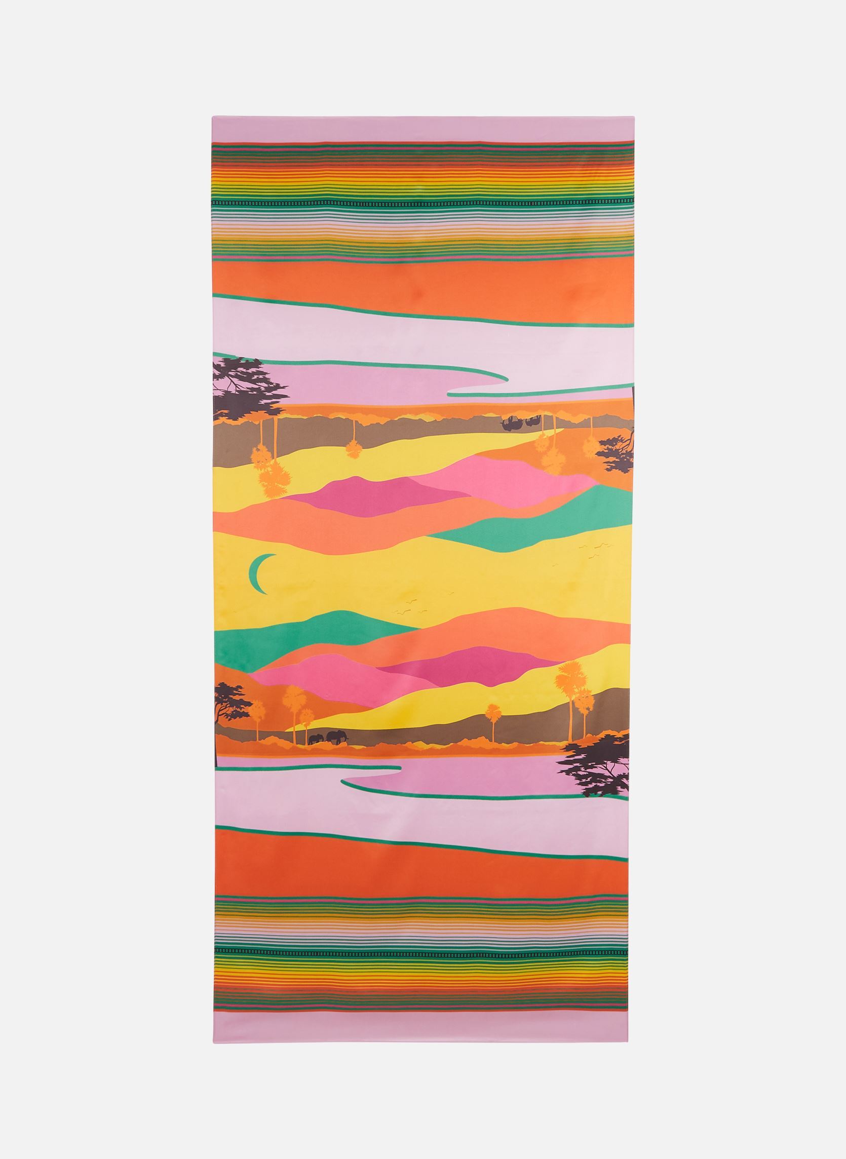 Foulards Landscape femme rose Wild Foulards Landscape femme rose Rose