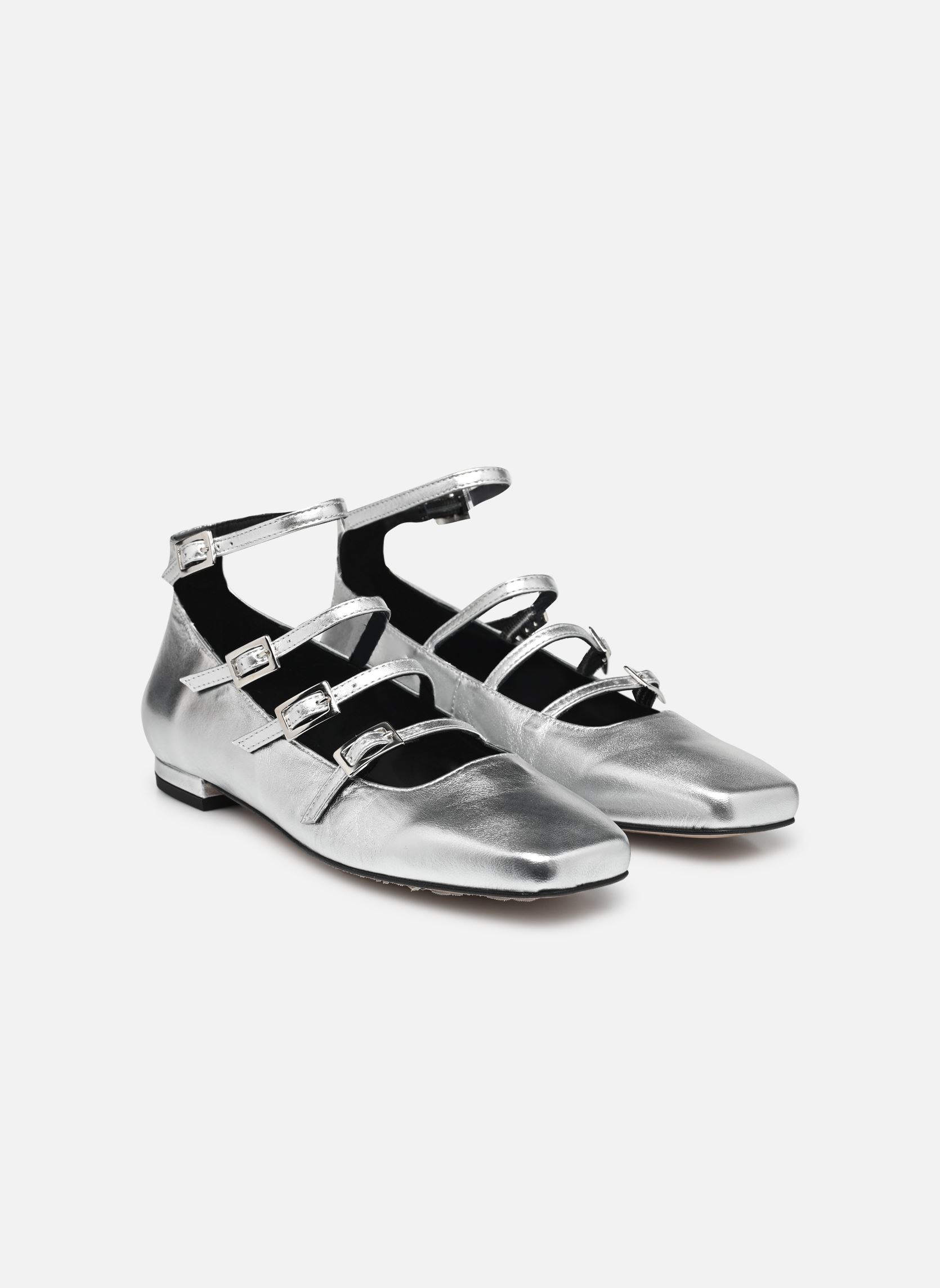 Ballerines classiques Luke Onix femme argent Alohas Ballerines classiques Luke Onix femme argent SILVER LEATHER
