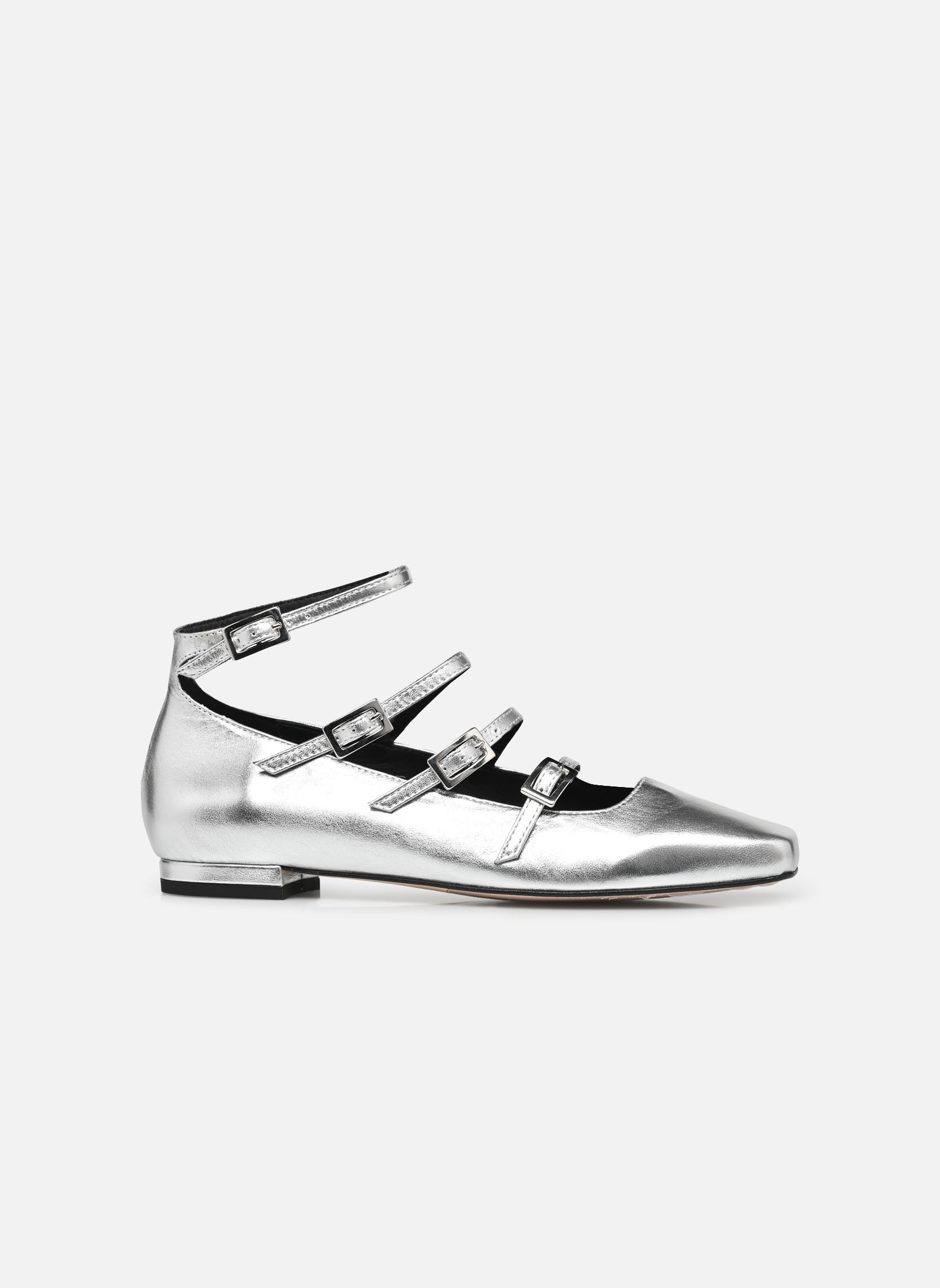 Ballerines classiques Luke Onix femme argent Alohas Ballerines classiques Luke Onix femme argent SILVER LEATHER