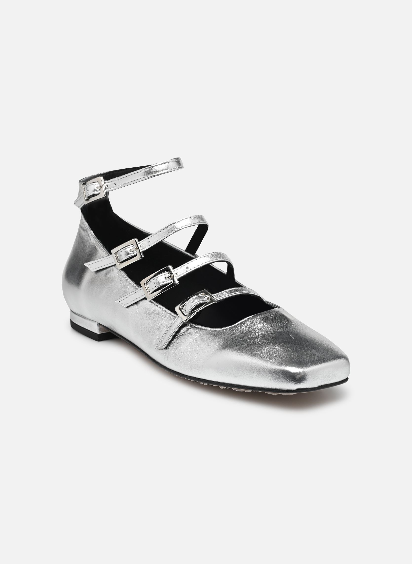 Ballerines classiques Luke Onix femme argent Alohas Ballerines classiques Luke Onix femme argent SILVER LEATHER