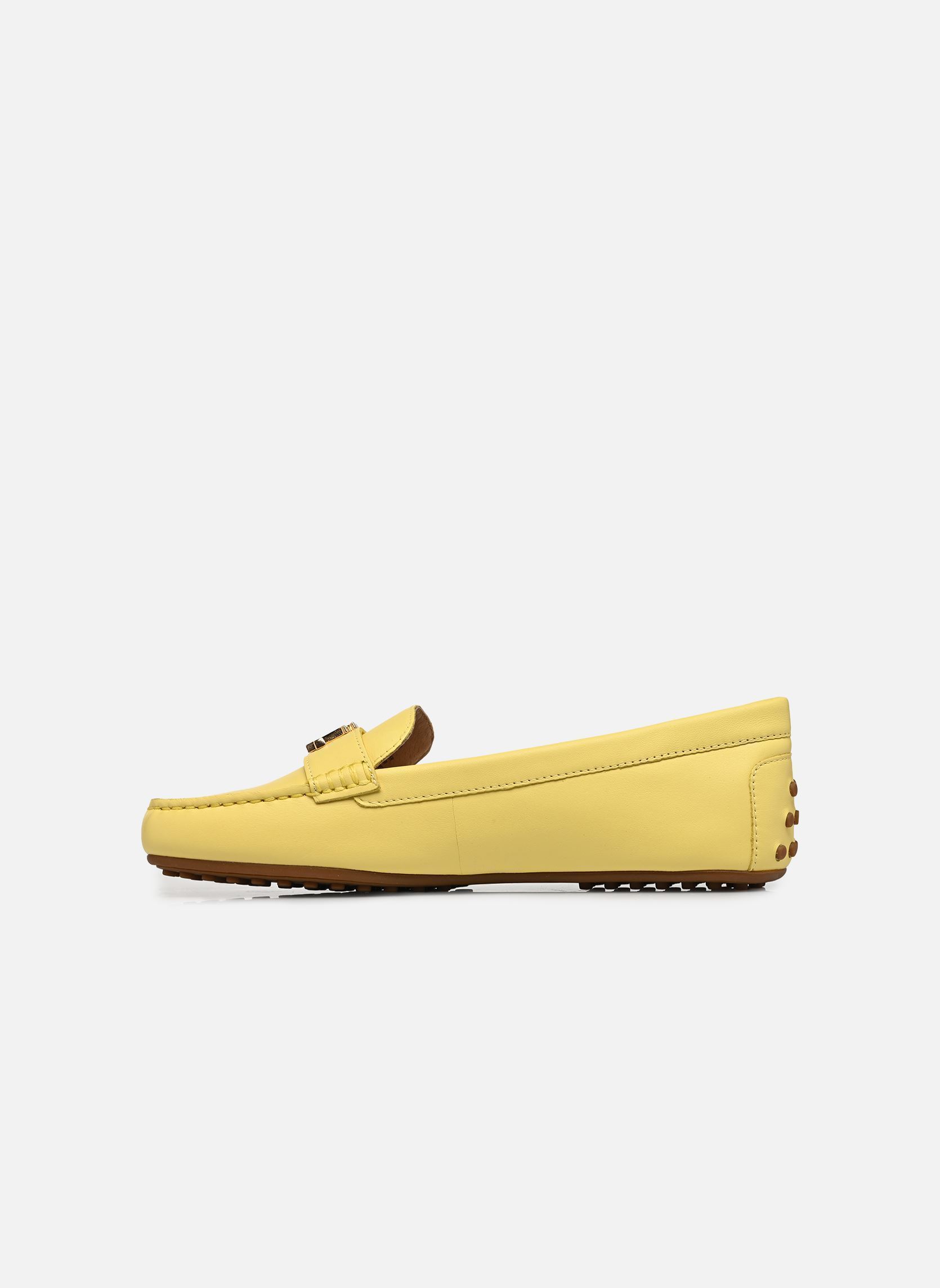 Mocassins BARNSBURY-FLATS-DRIVER femme jaune Lauren Ralph Lauren Mocassins BARNSBURY-FLATS-DRIVER femme jaune LEMON SORBET