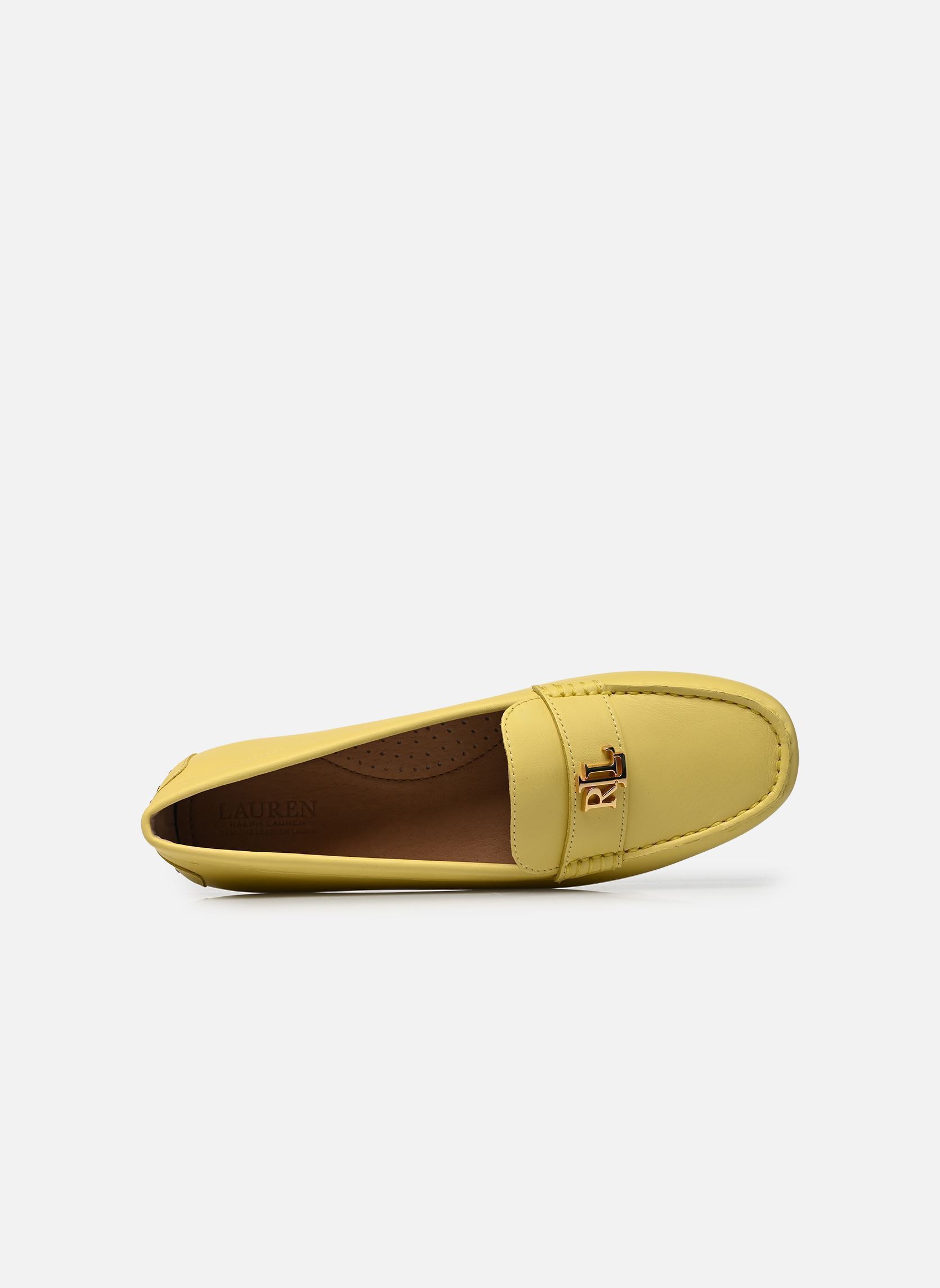 Mocassins BARNSBURY-FLATS-DRIVER femme jaune Lauren Ralph Lauren Mocassins BARNSBURY-FLATS-DRIVER femme jaune LEMON SORBET