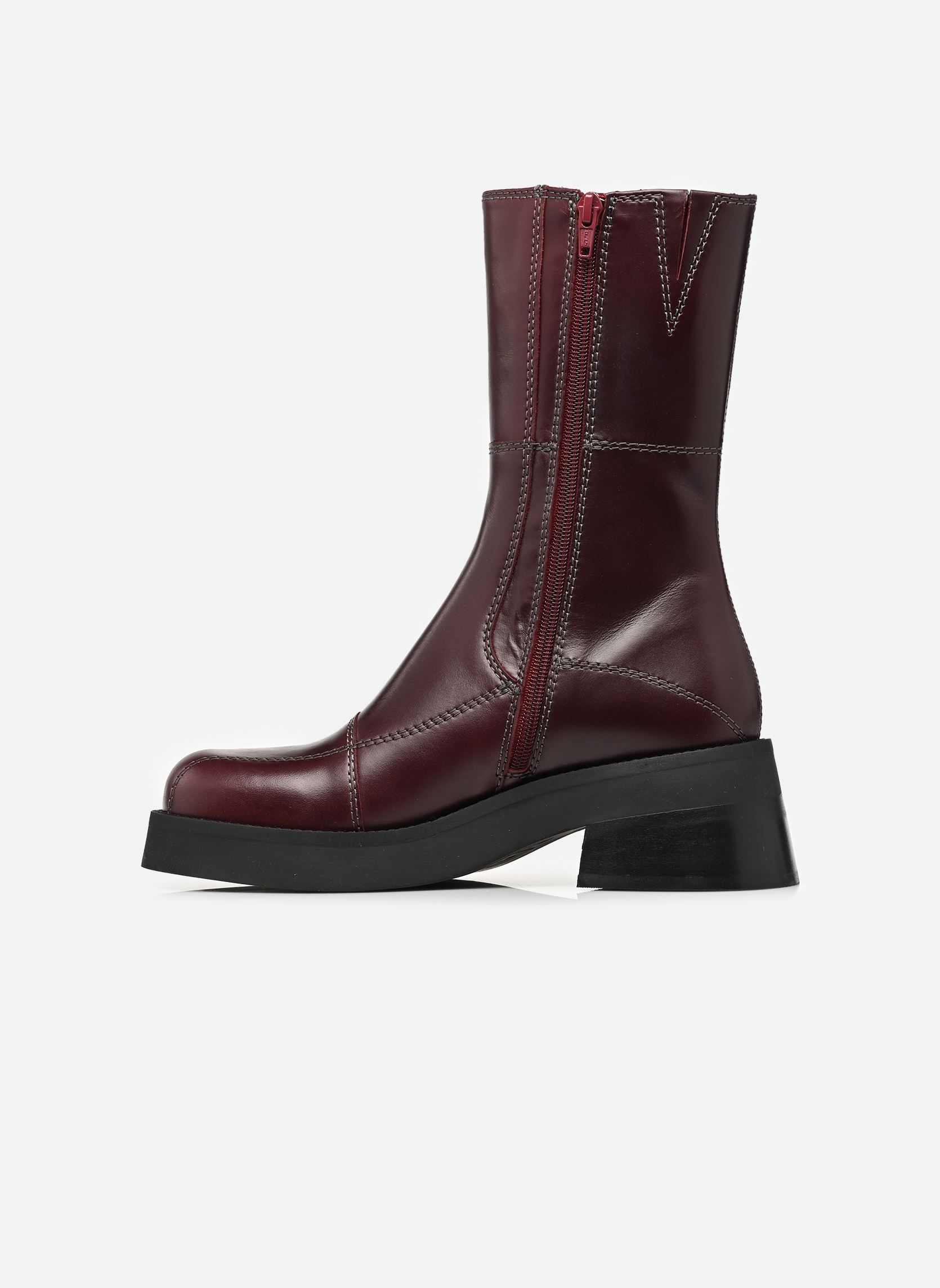 Bottines et boots Heya femme violet E8 by Miista Bottines et boots Heya femme violet BURGU