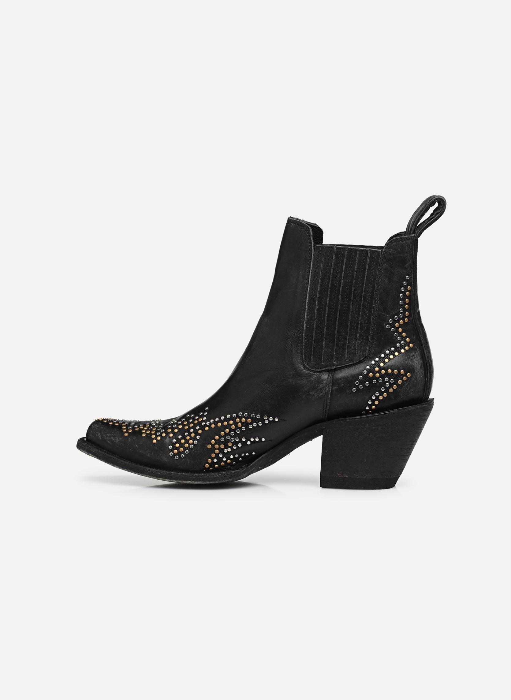 Cowboy-Stiefeletten Luxor damen schwarz Mexicana Cowboy-Stiefeletten Luxor damen schwarz BLACK DESTROYED