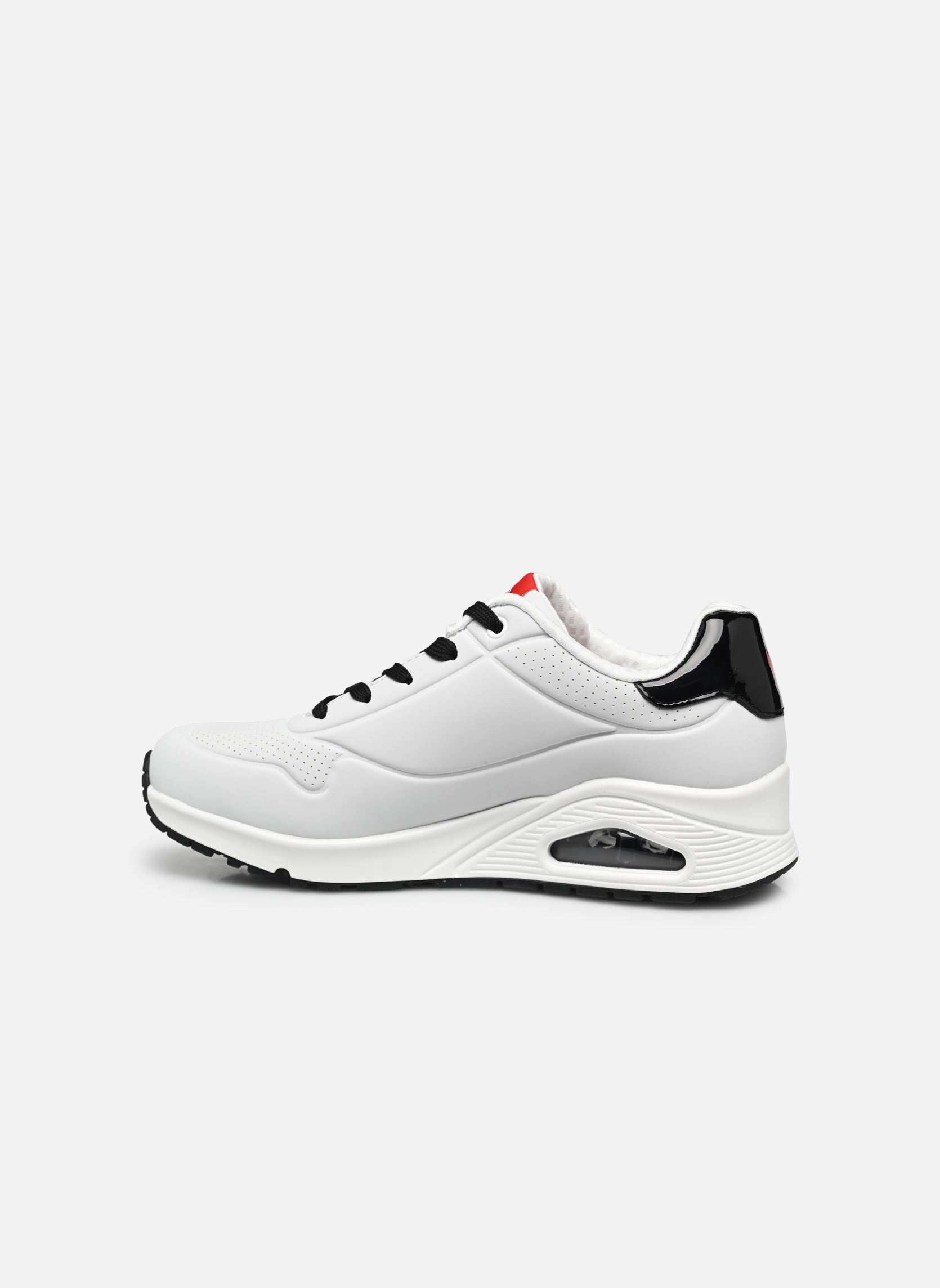 Baskets UNO - ROLLING STONES SINGLE femme blanc Skechers Baskets UNO - ROLLING STONES SINGLE femme blanc WBK