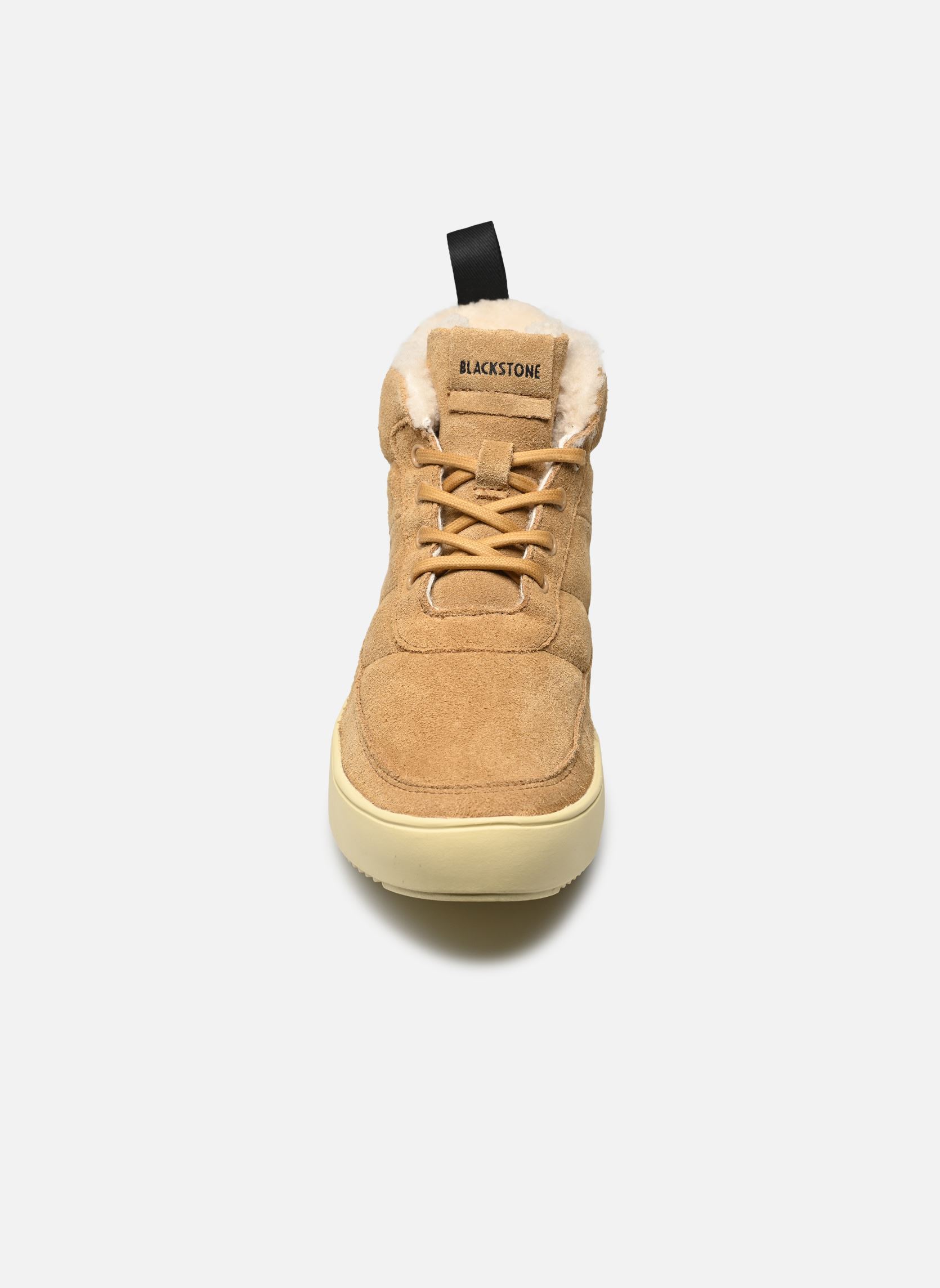 Hoge sneakers AL213 dames bruin Blackstone Hoge sneakers AL213 dames bruin CANDIED GINGER