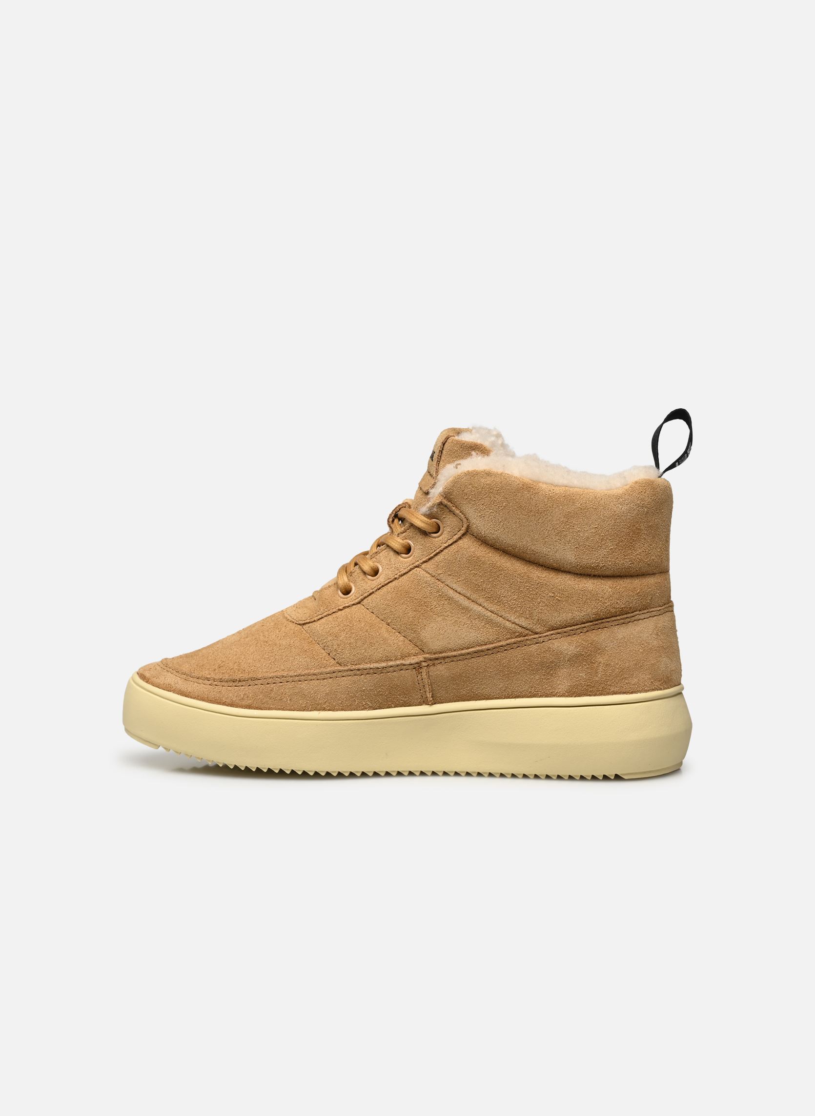 Hoge sneakers AL213 dames bruin Blackstone Hoge sneakers AL213 dames bruin CANDIED GINGER