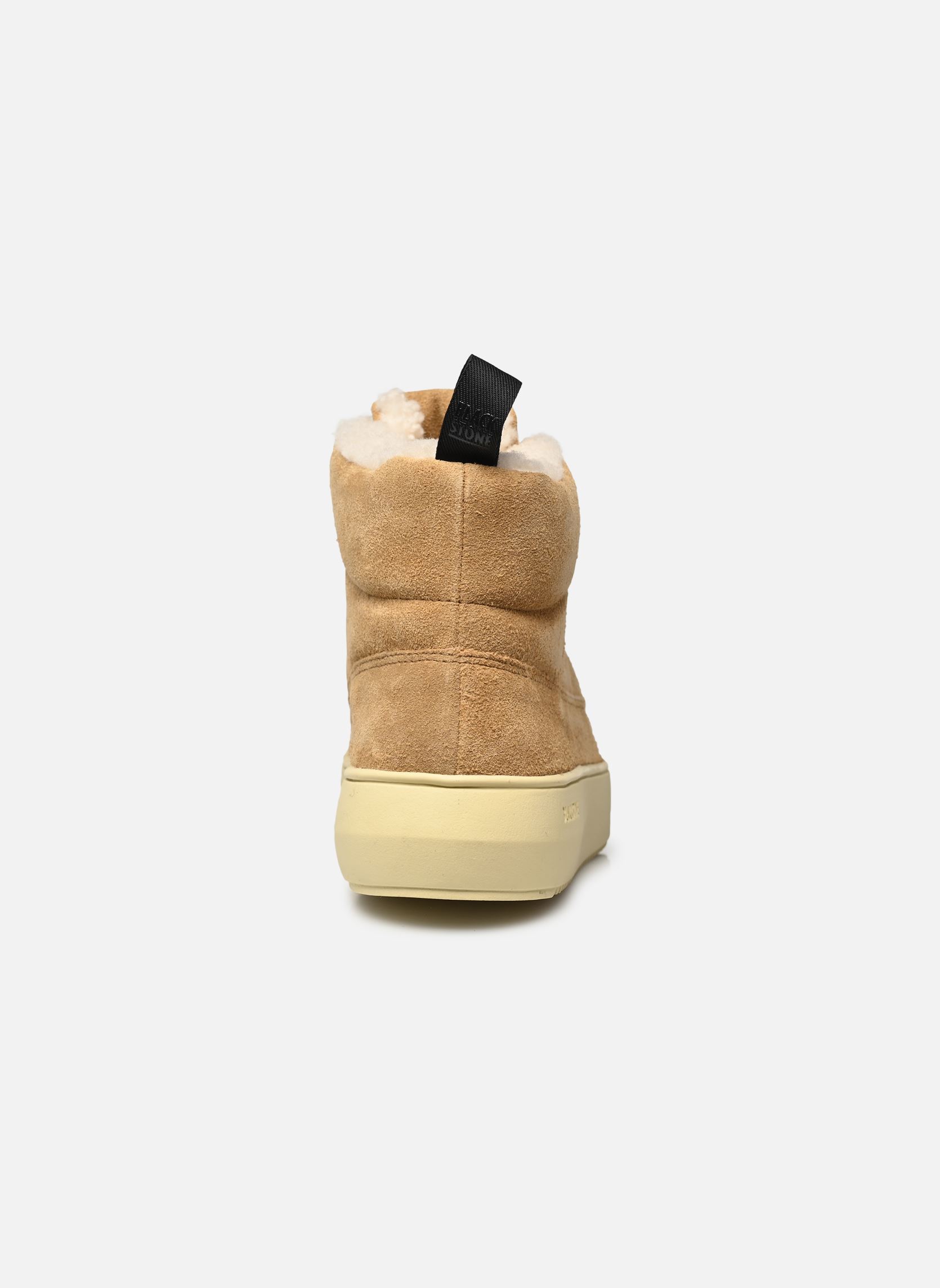 Hoge sneakers AL213 dames bruin Blackstone Hoge sneakers AL213 dames bruin CANDIED GINGER