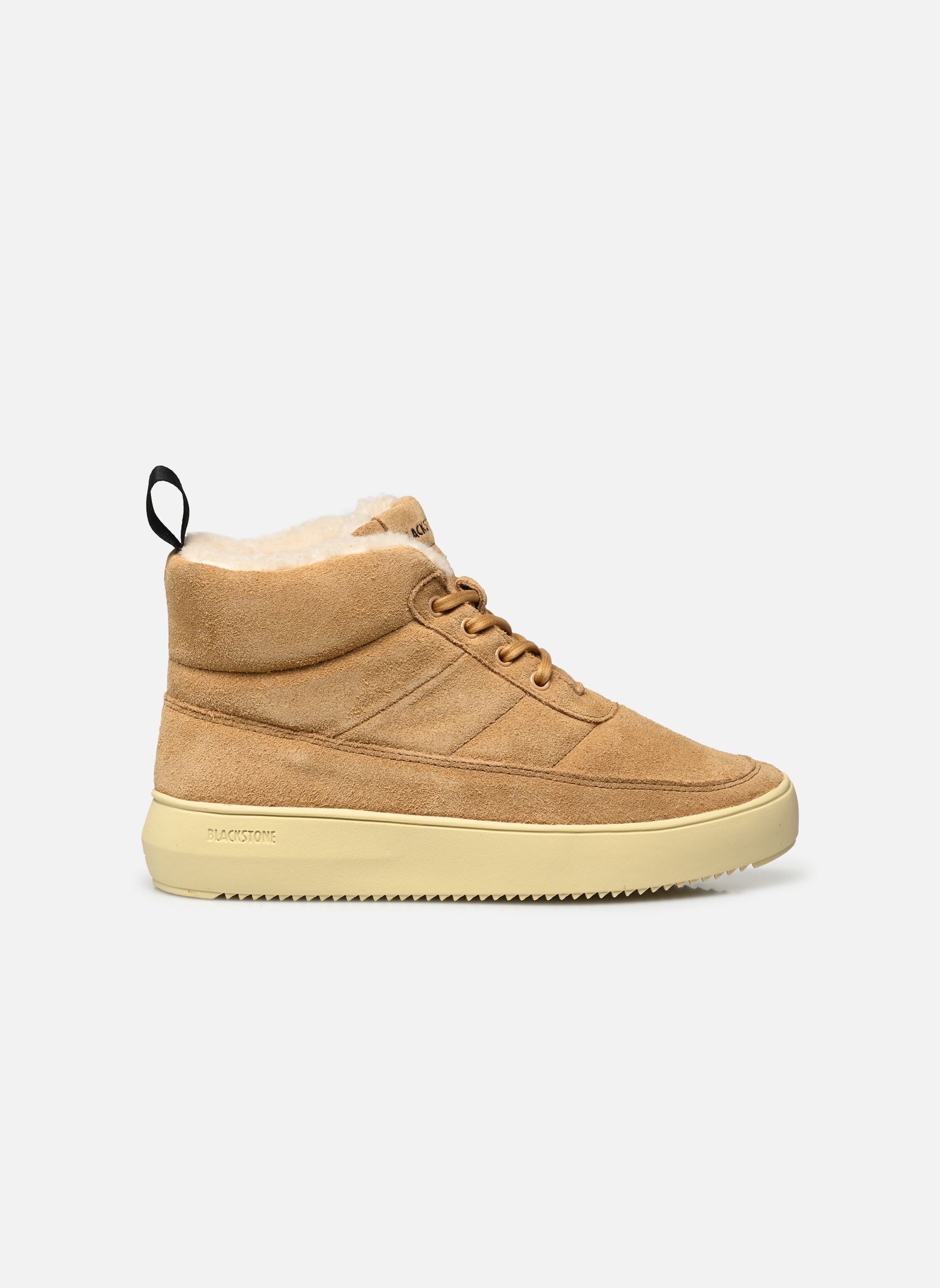 Hoge sneakers AL213 dames bruin Blackstone Hoge sneakers AL213 dames bruin CANDIED GINGER