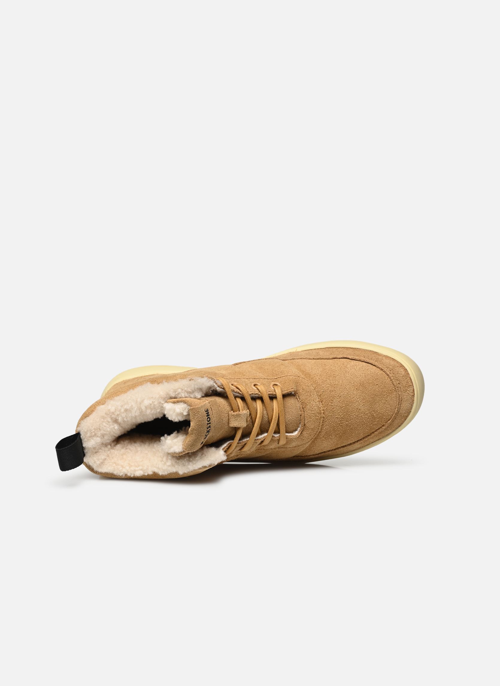 Hoge sneakers AL213 dames bruin Blackstone Hoge sneakers AL213 dames bruin CANDIED GINGER