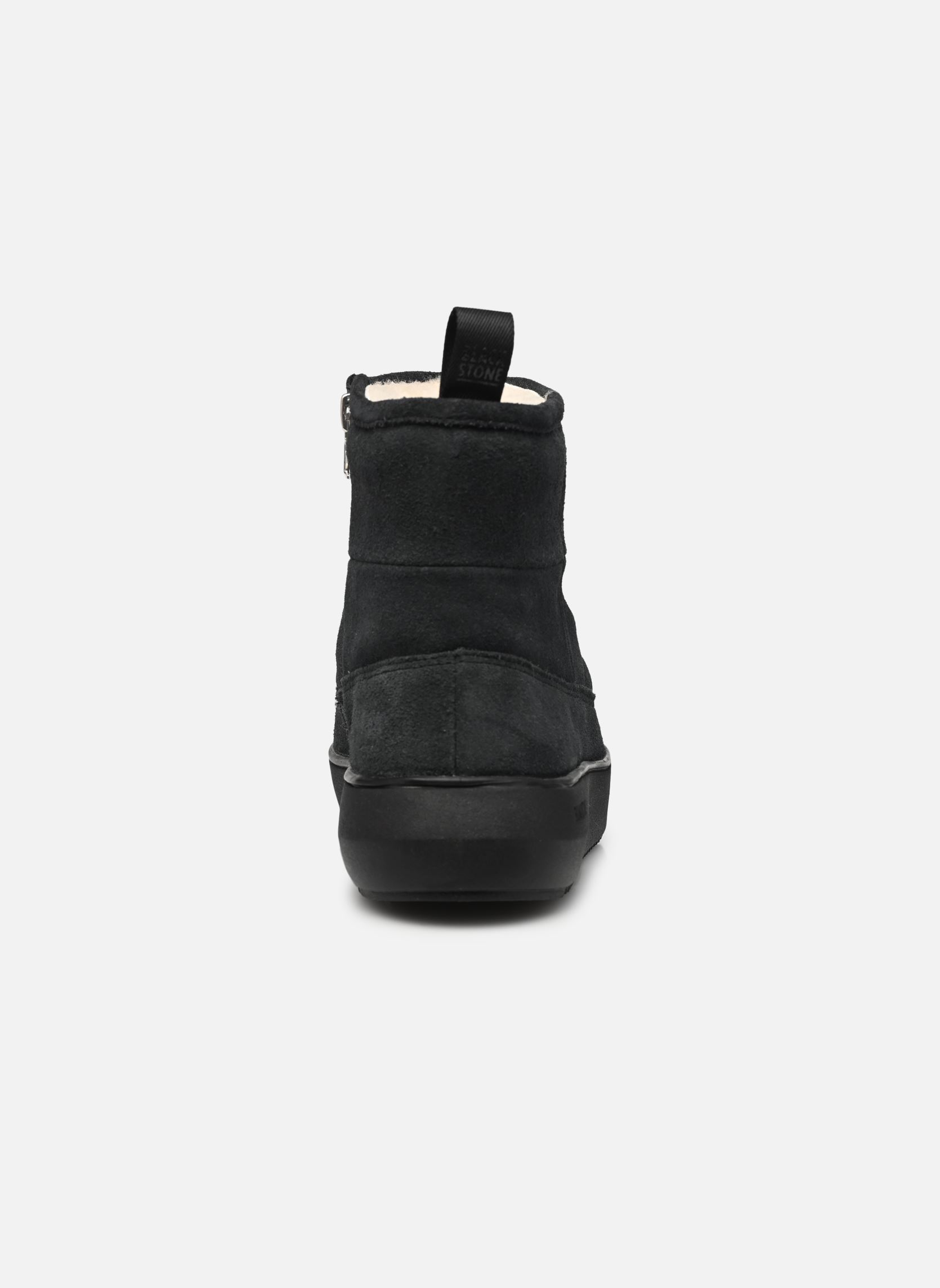 Gefütterte Stiefeletten AL214 damen schwarz Blackstone Gefütterte Stiefeletten AL214 damen schwarz Black