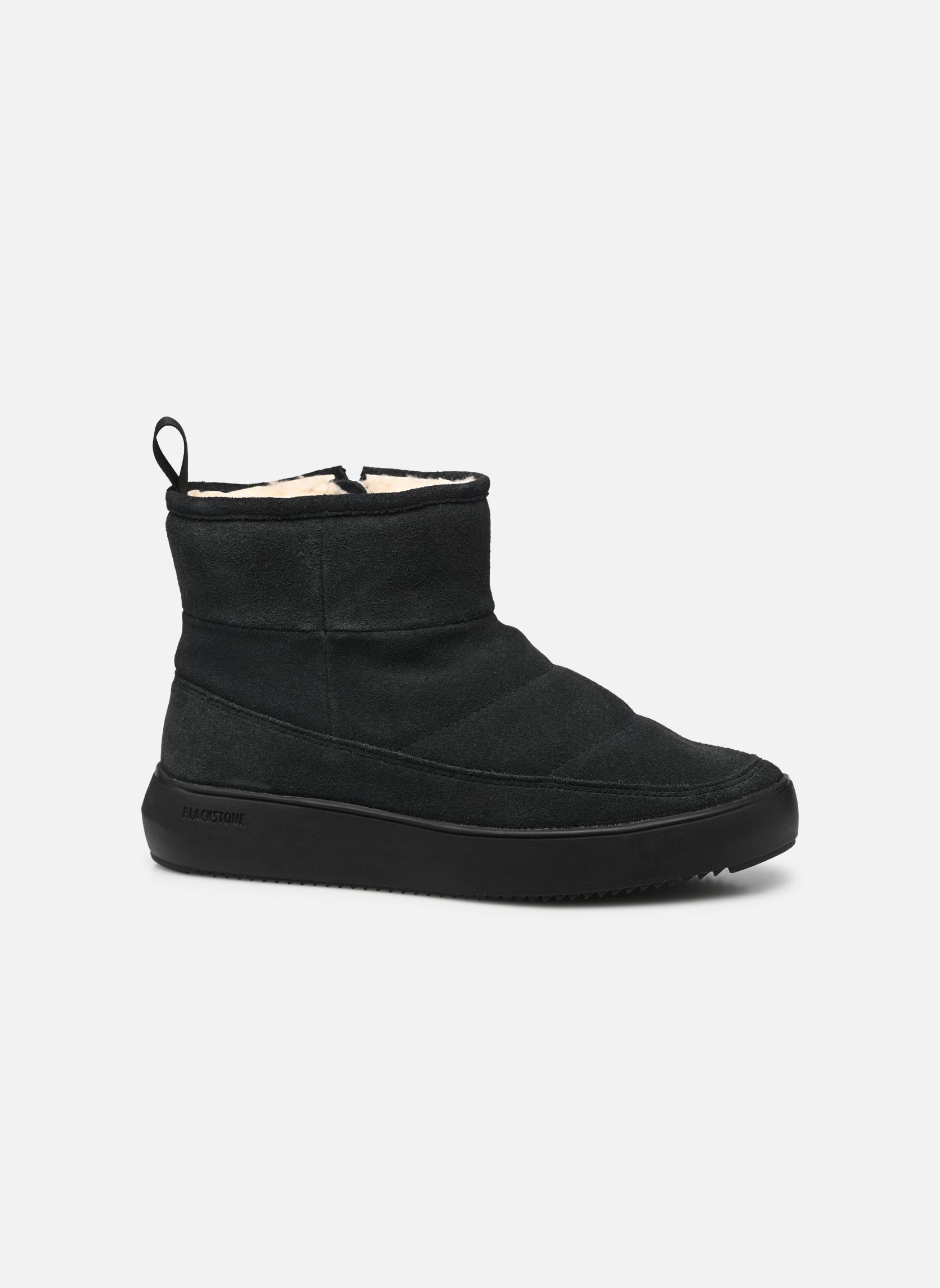 Gefütterte Stiefeletten AL214 damen schwarz Blackstone Gefütterte Stiefeletten AL214 damen schwarz Black