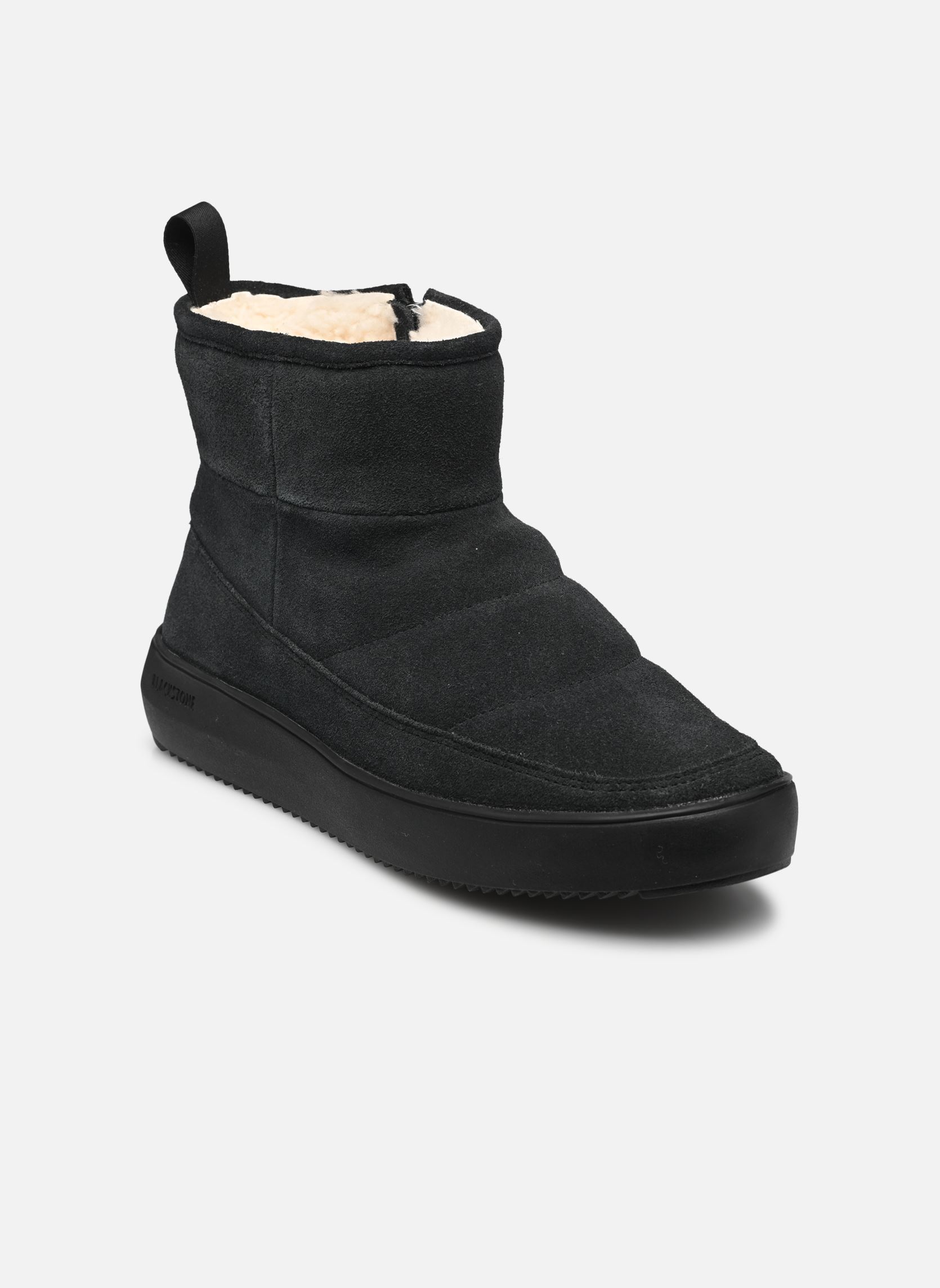 Gefütterte Stiefeletten AL214 damen schwarz Blackstone Gefütterte Stiefeletten AL214 damen schwarz Black